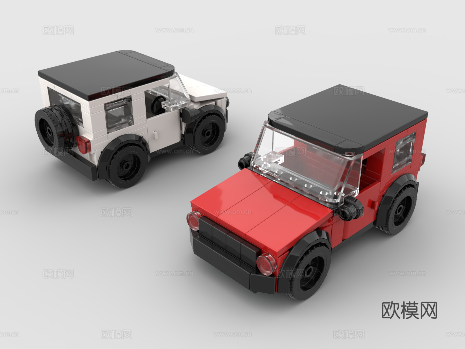 乐高 LEGO 玩具 积木 吉普车 越野车3d模型