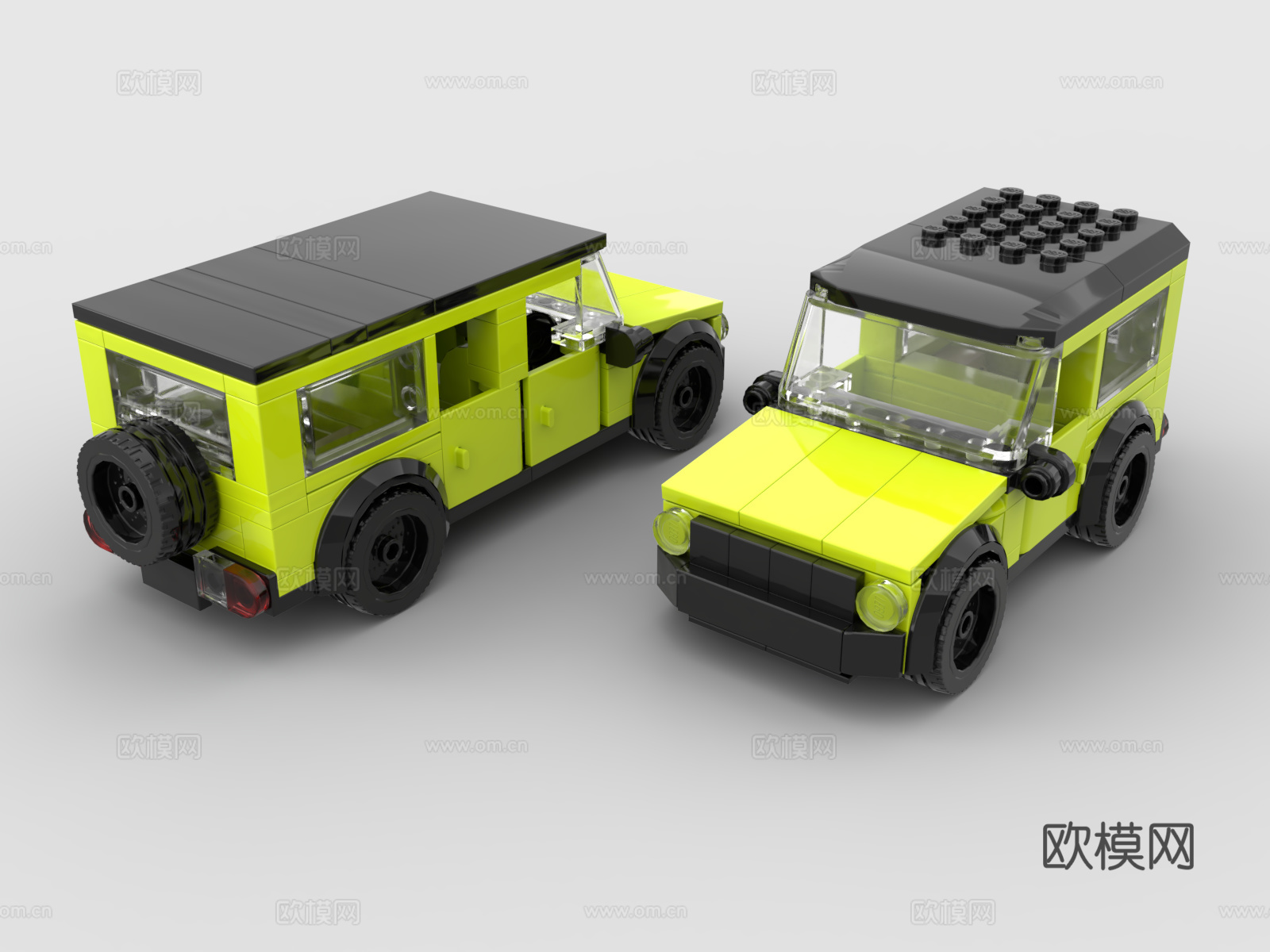 乐高 LEGO 玩具 积木 吉普车 越野车3d模型