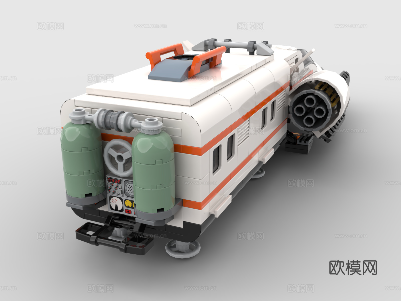 乐高 LEGO 玩具 积木 未来战车 科幻战车3d模型