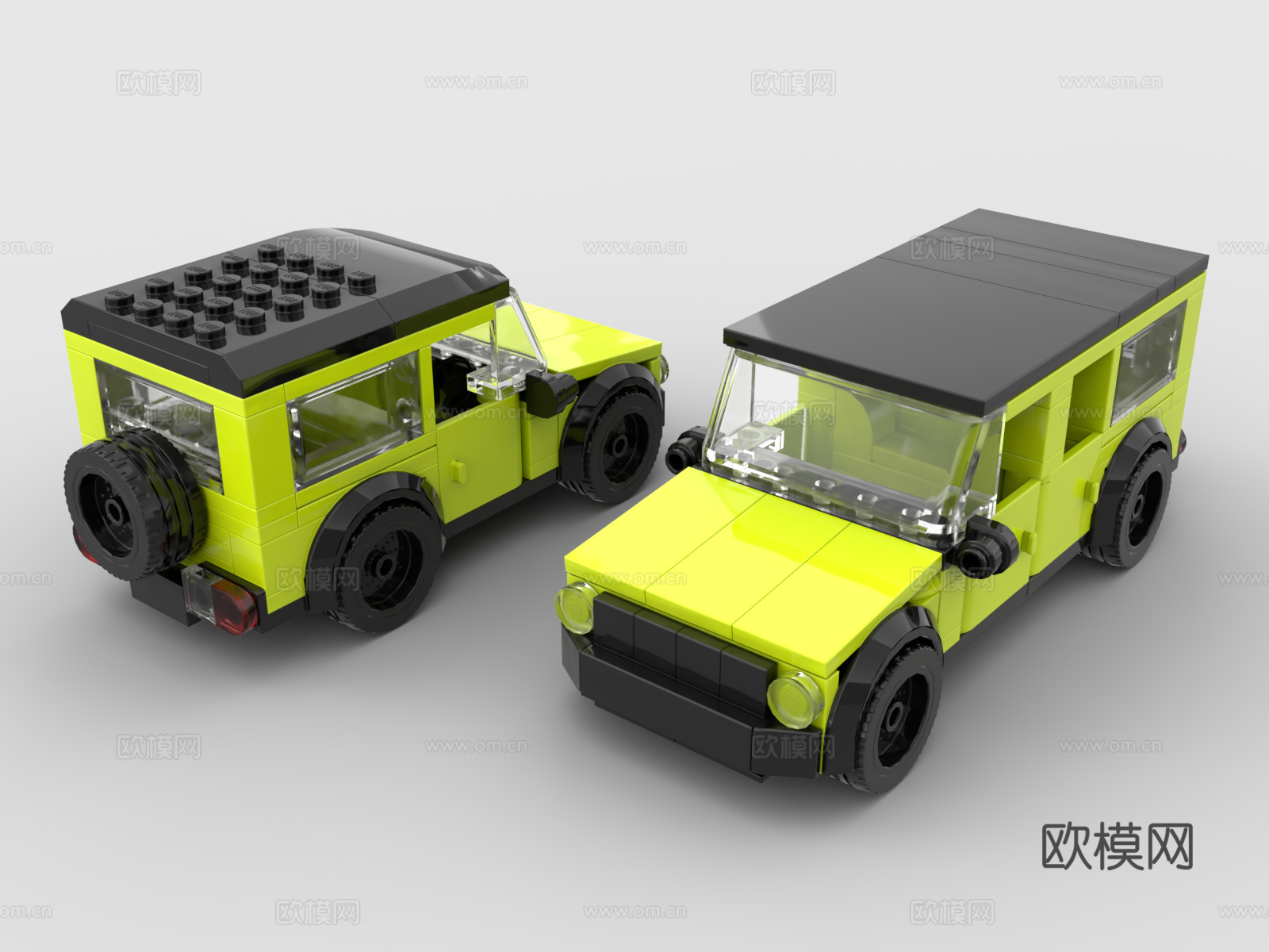 乐高 LEGO 玩具 积木 吉普车 越野车3d模型