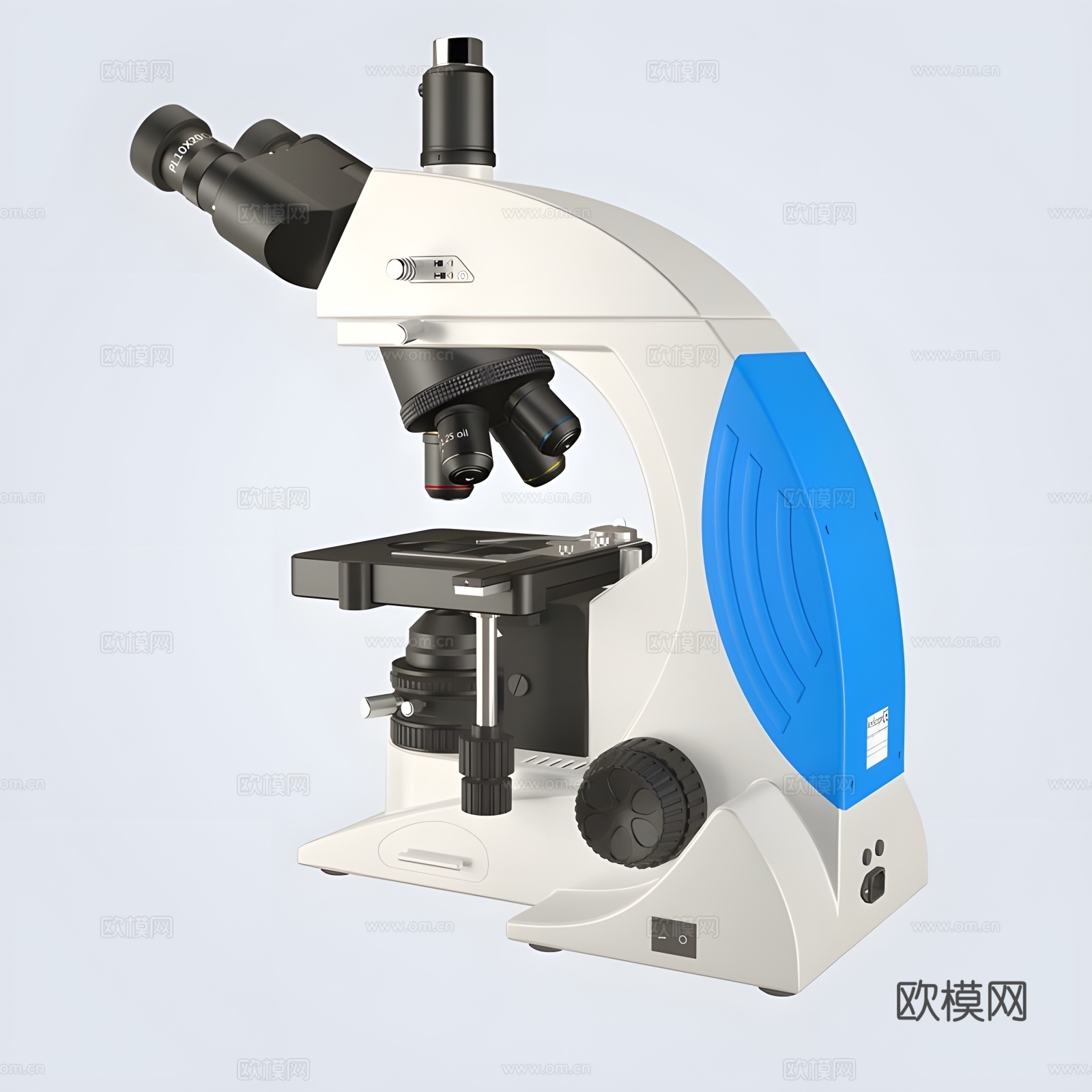 光学显微镜3d模型