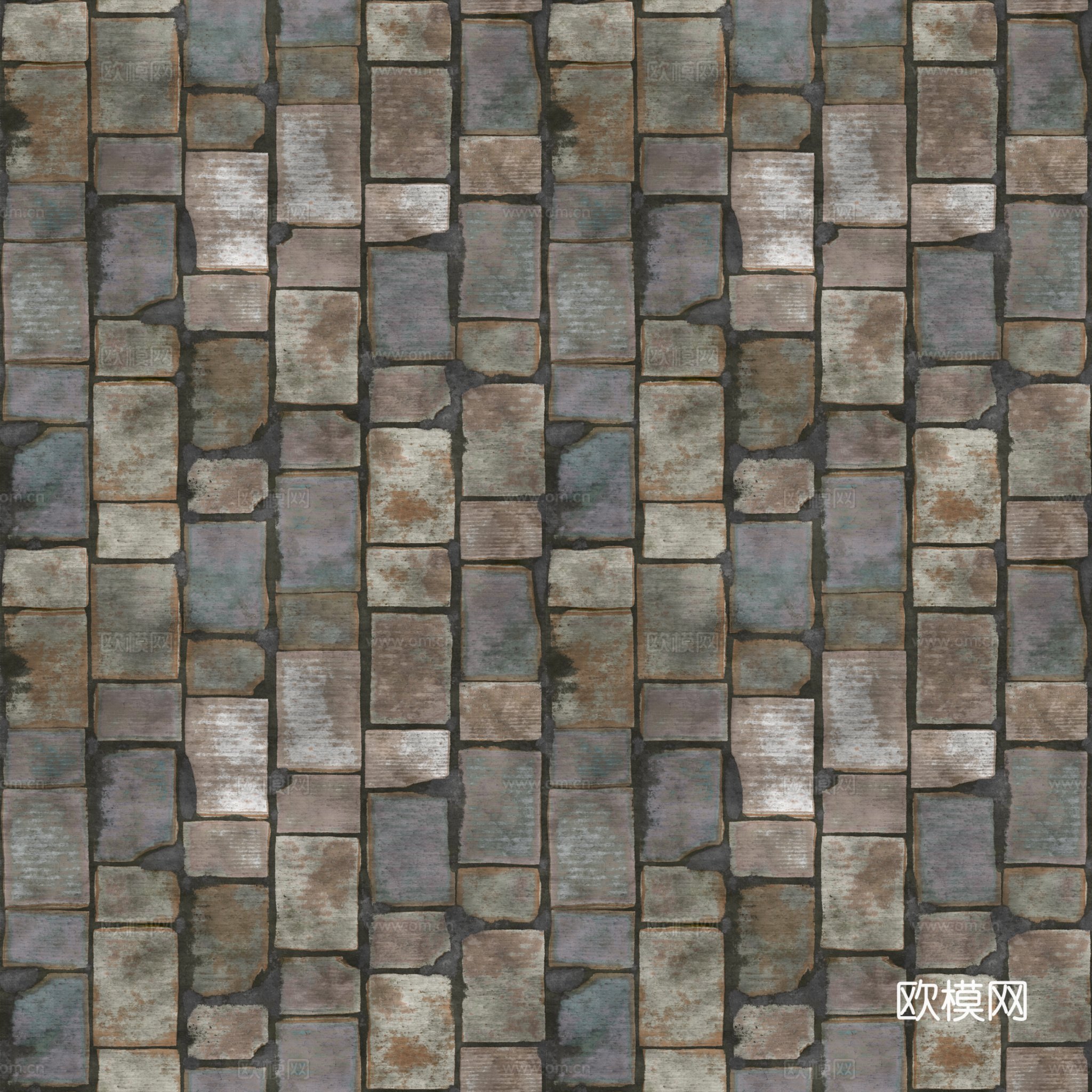 无缝做旧砖墙下载