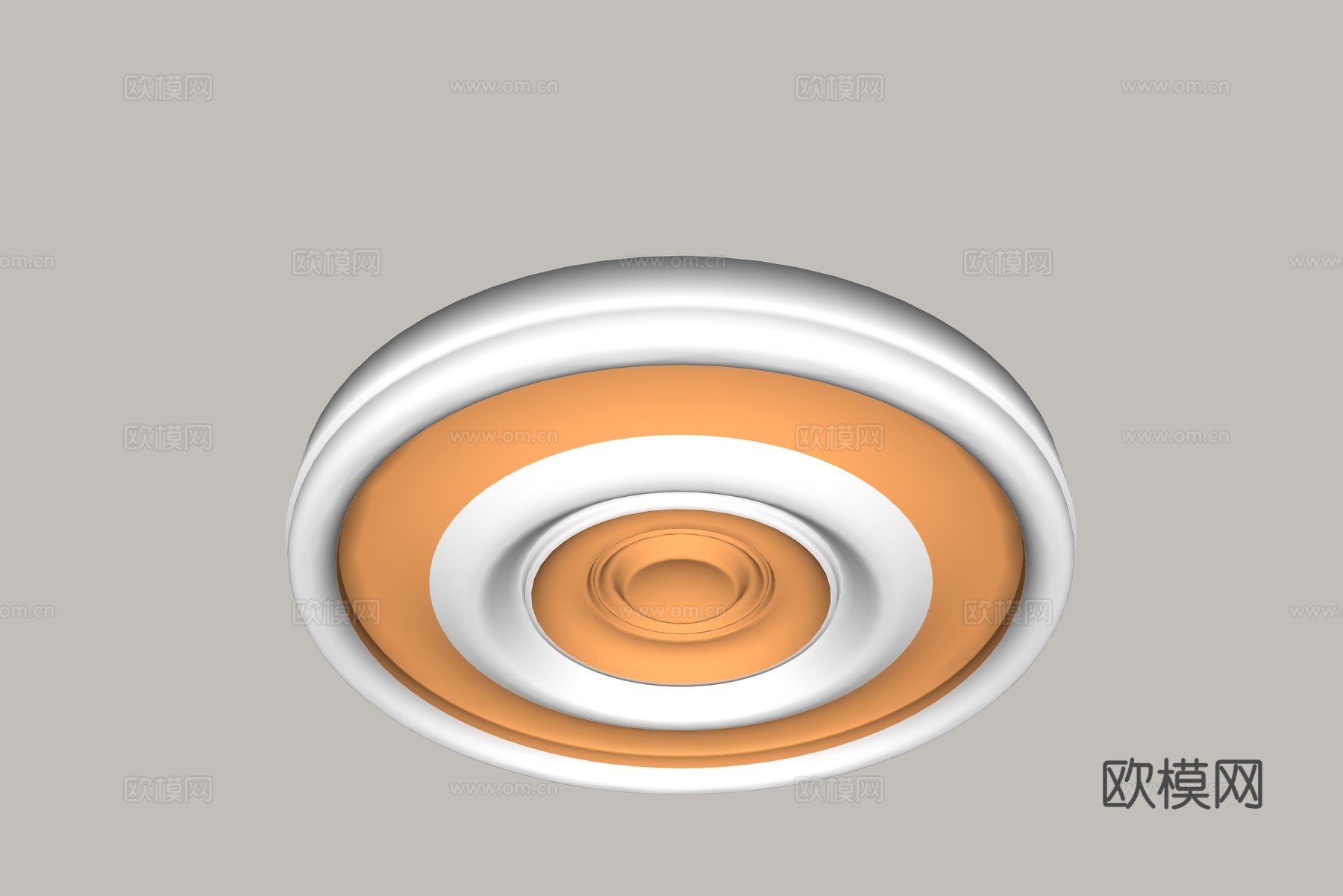 现代吸顶灯 卧室吸顶灯su模型下载（渲染图1）