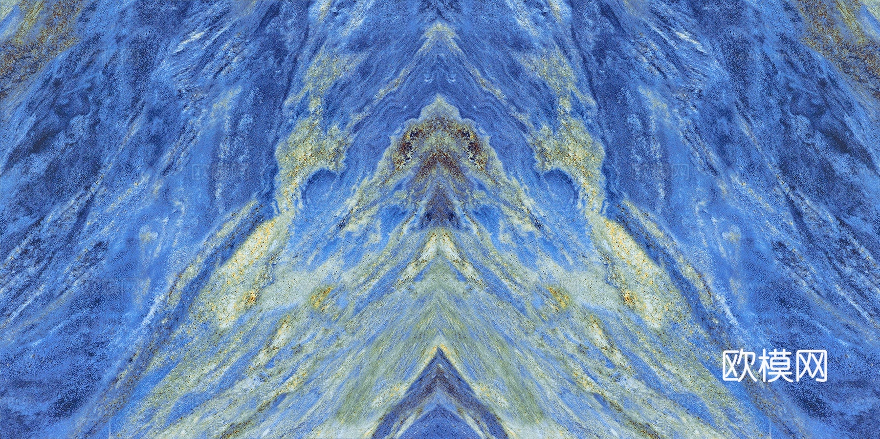 蓝色大理石背景墙下载