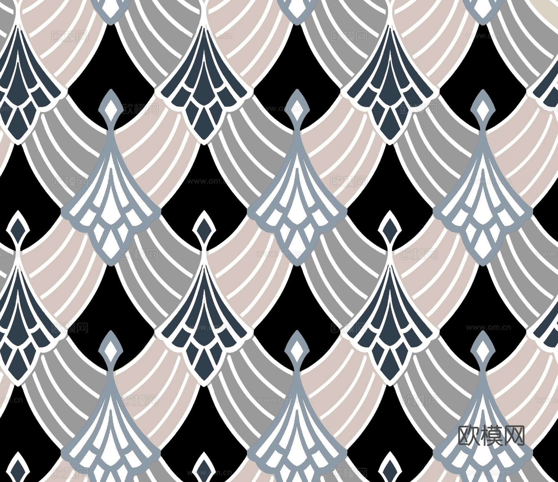 莫兰迪色石材拼花下载