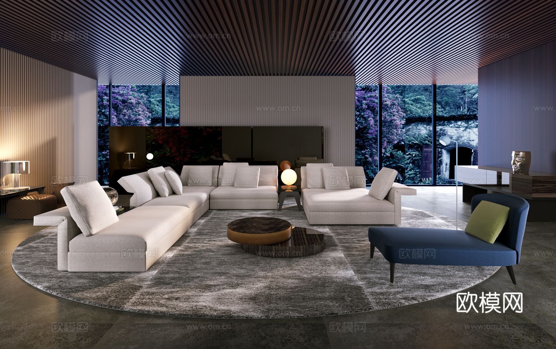 Minotti 组合沙发3d模型