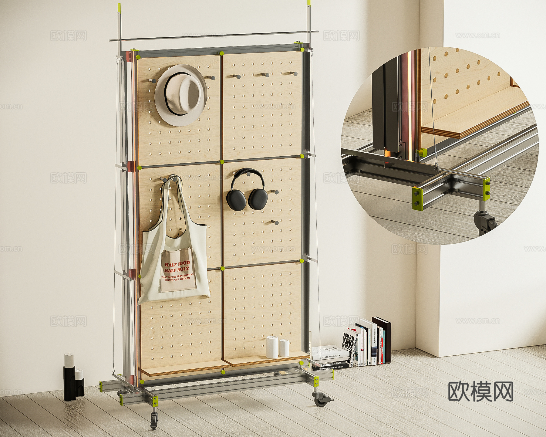 装饰活动夹 海洋板架su模型下载（渲染图2）