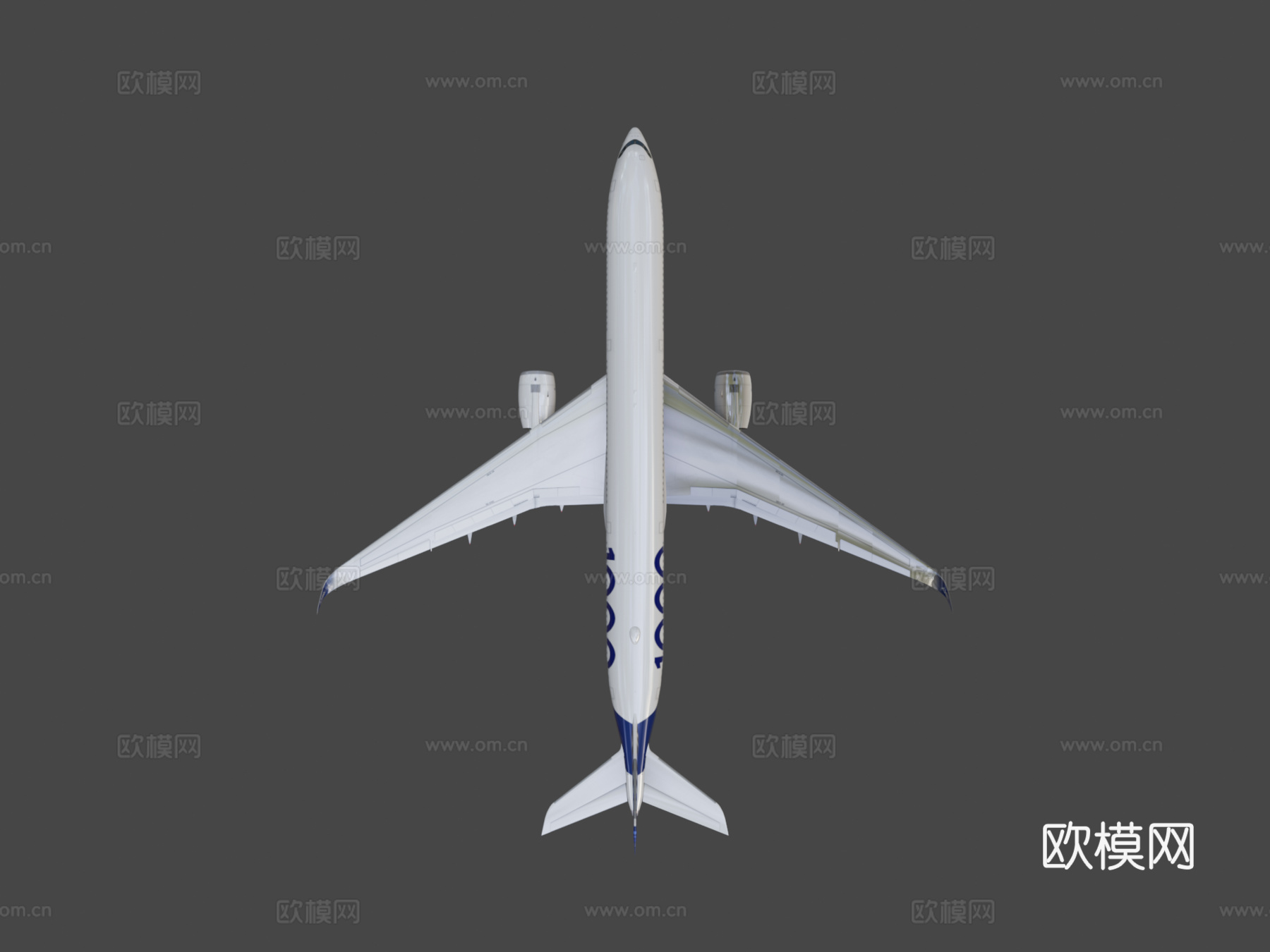 空中客机 飞机A350-10003d模型