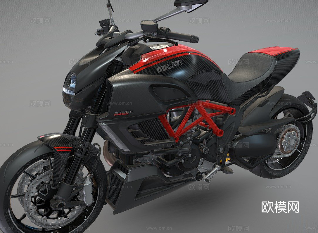 杜卡迪Diavel 摩托车 机车3d模型