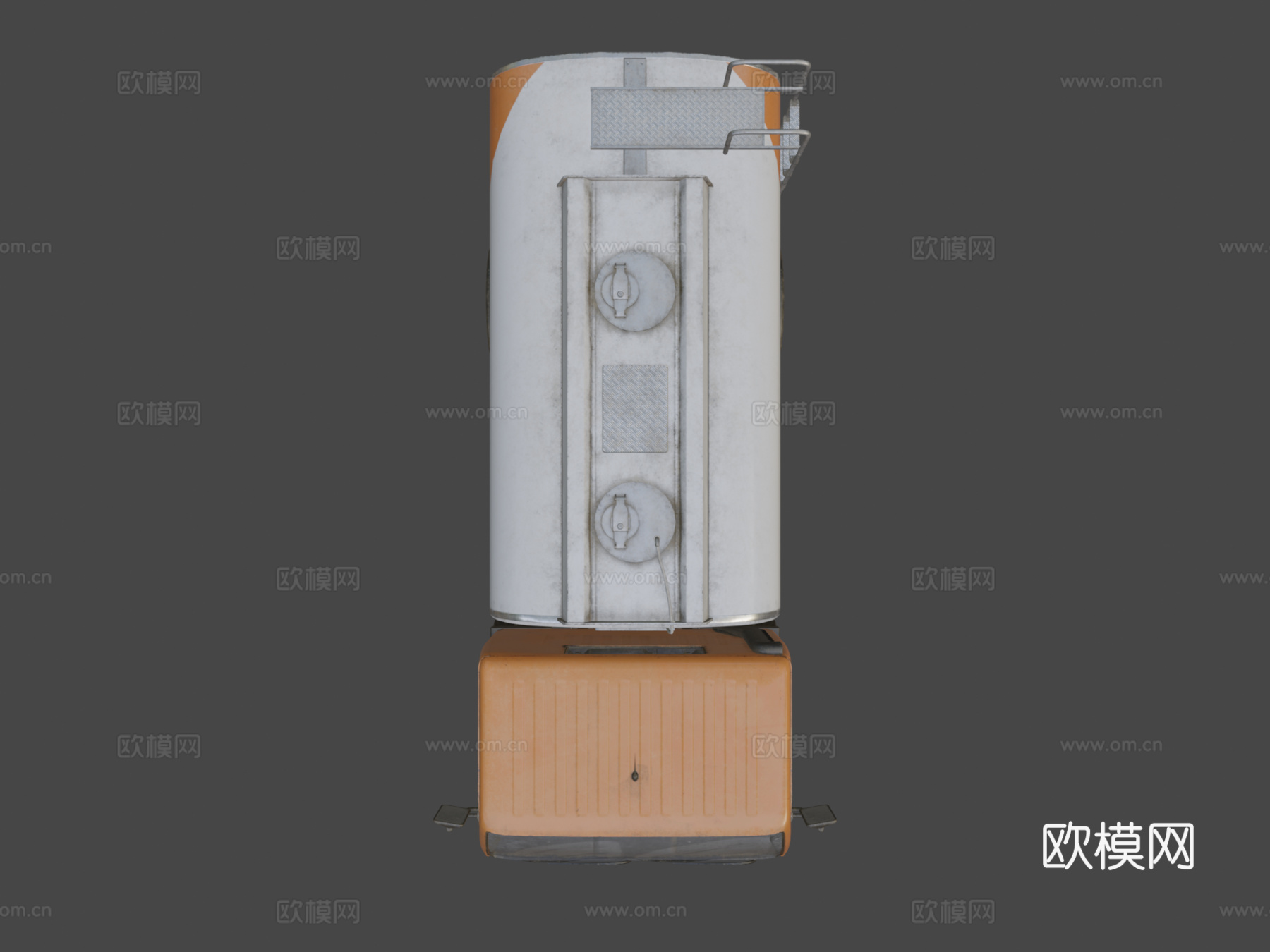 水罐车 运输车 水泥车3d模型下载（渲染图8）
