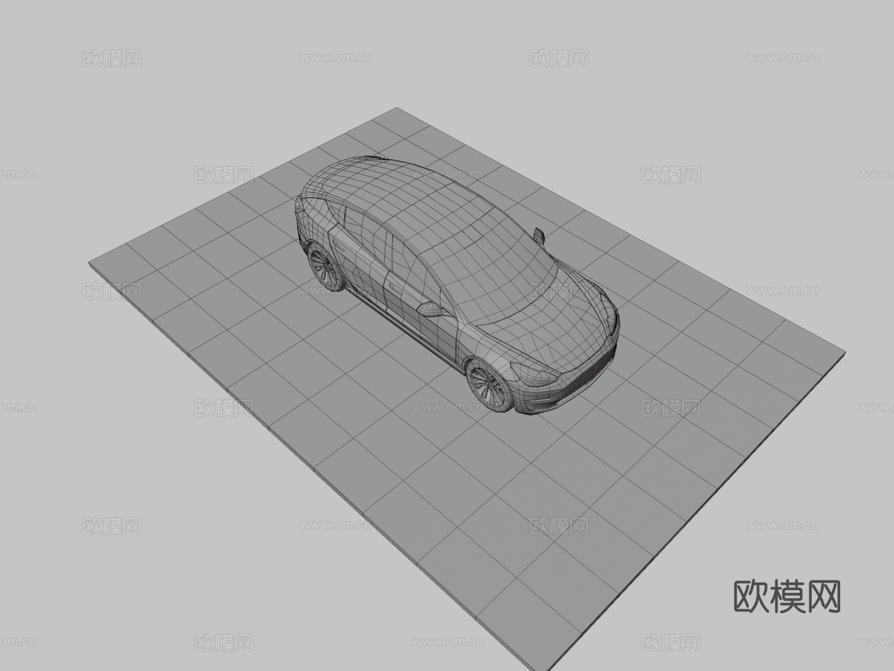 特斯拉Model 3汽车3d模型