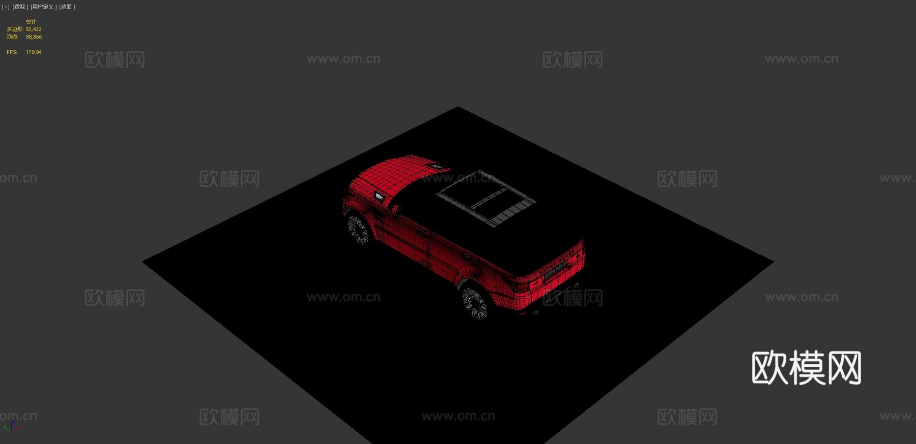 路虎揽胜运动版3d模型