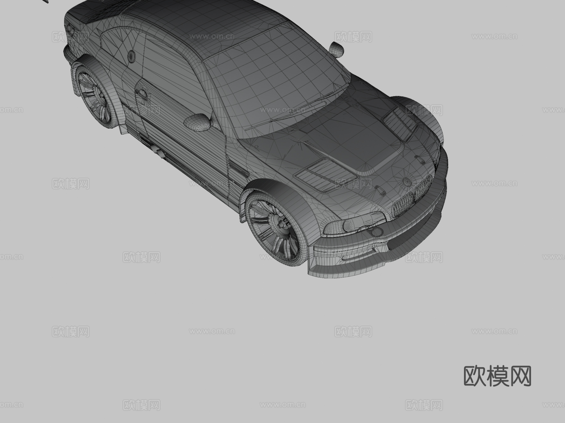 宝马M3 GTR - E46汽车3d模型