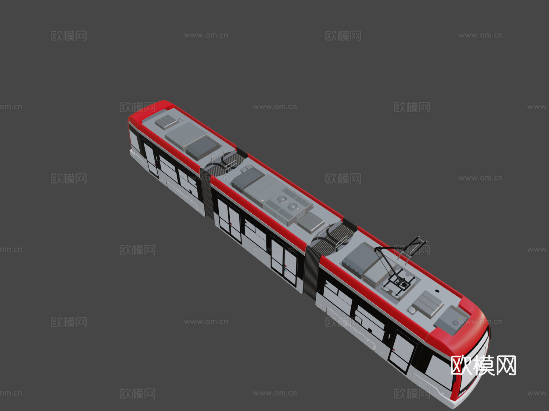 现代电车3d模型