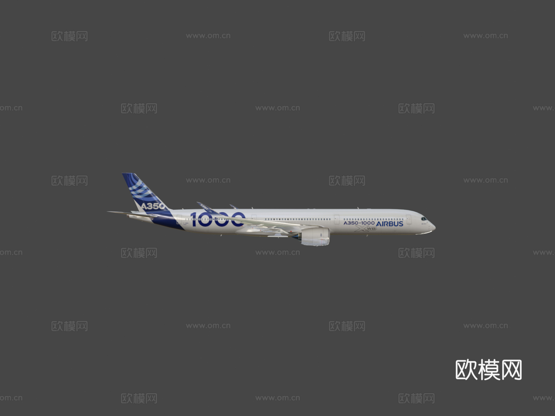 空中客机 飞机A350-10003d模型