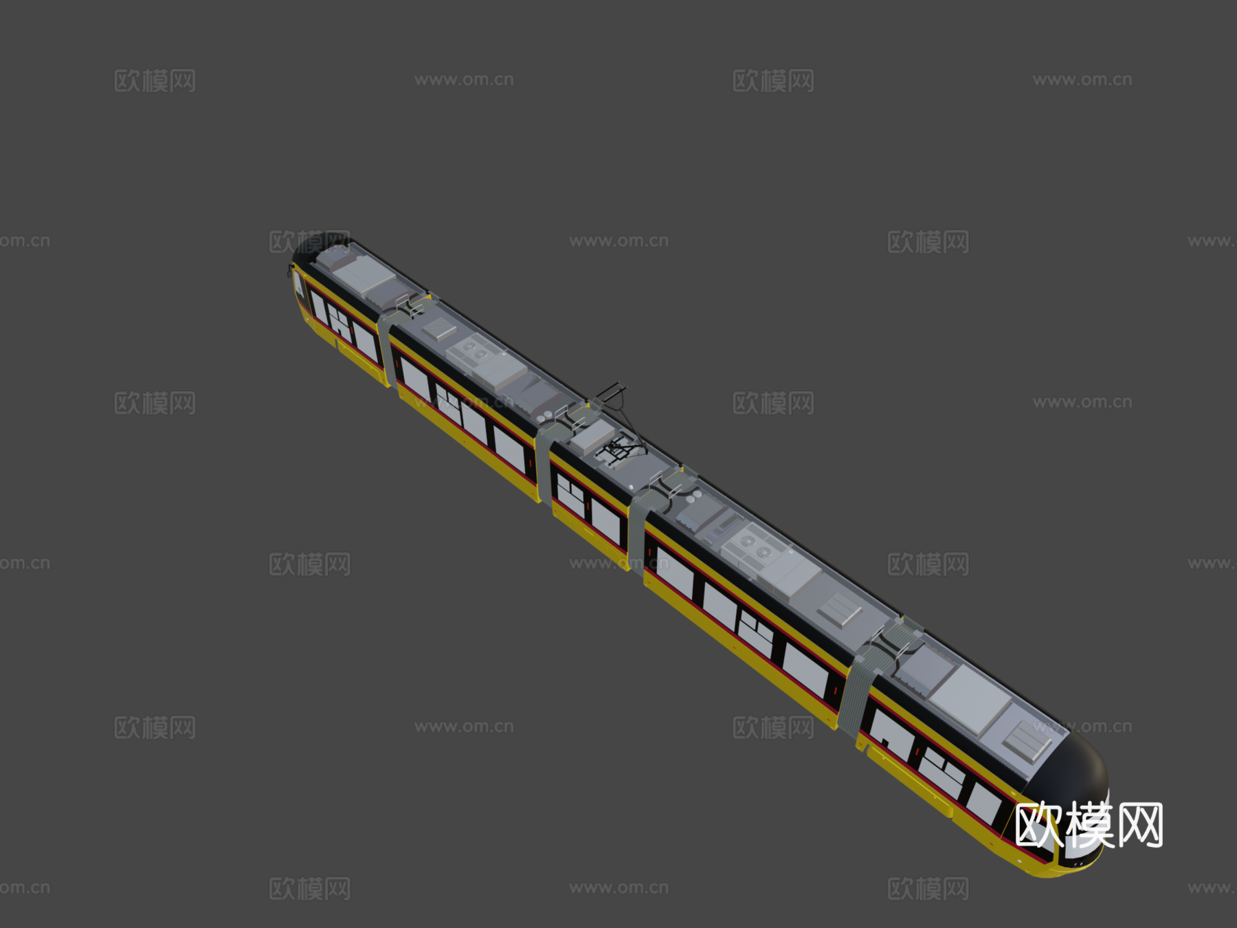 现代电车3d模型