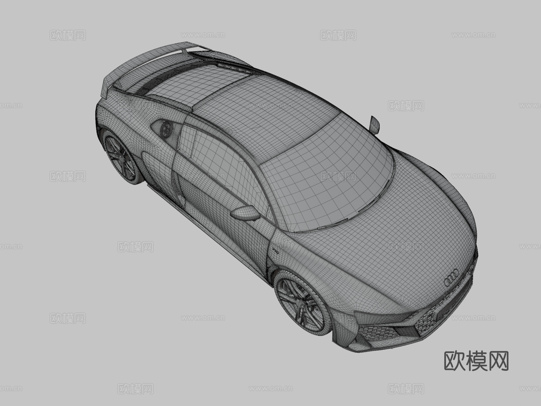 奥迪R8su模型