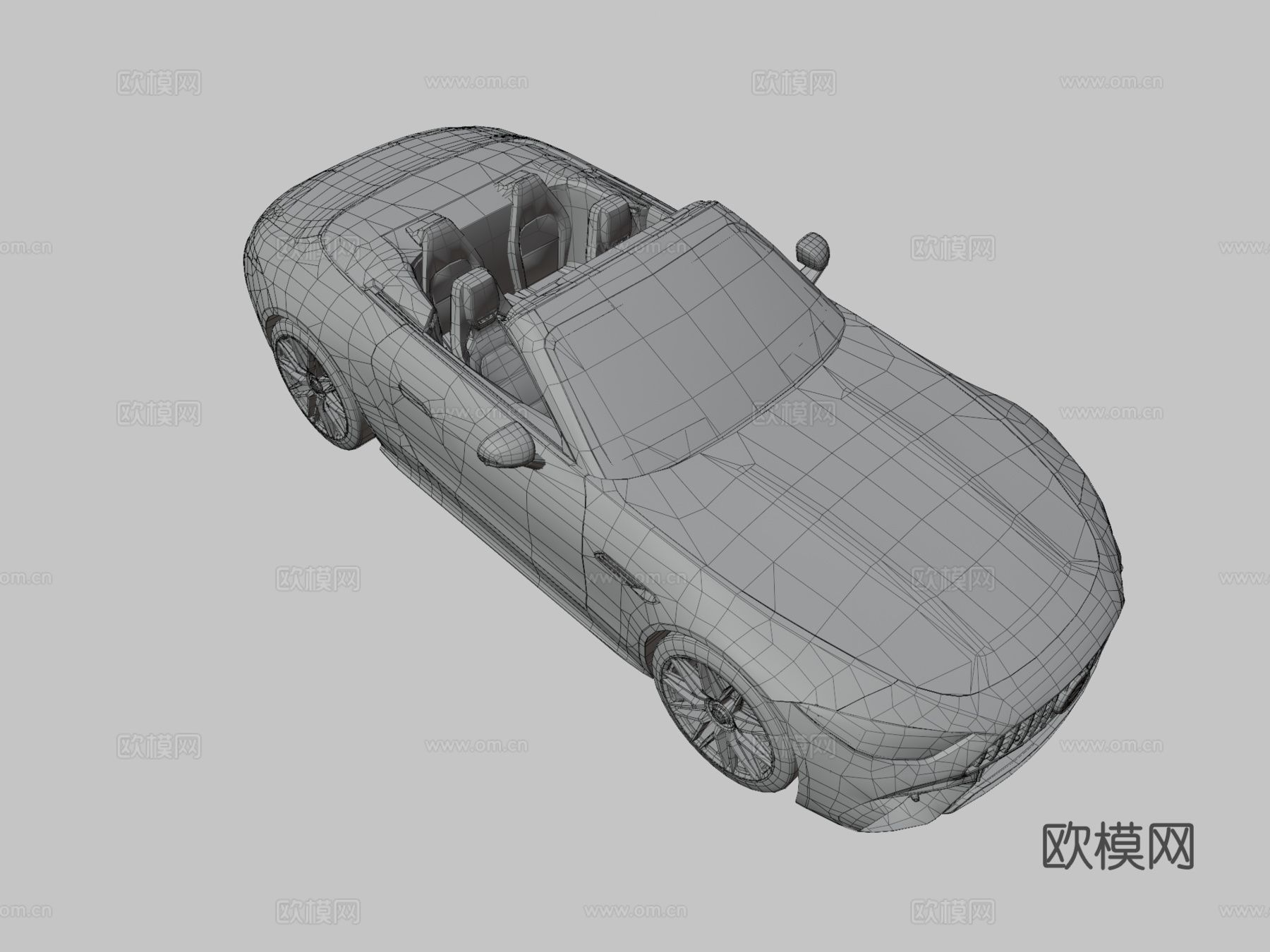 奔驰SL 63 AMG 2022 汽车 跑车3d模型