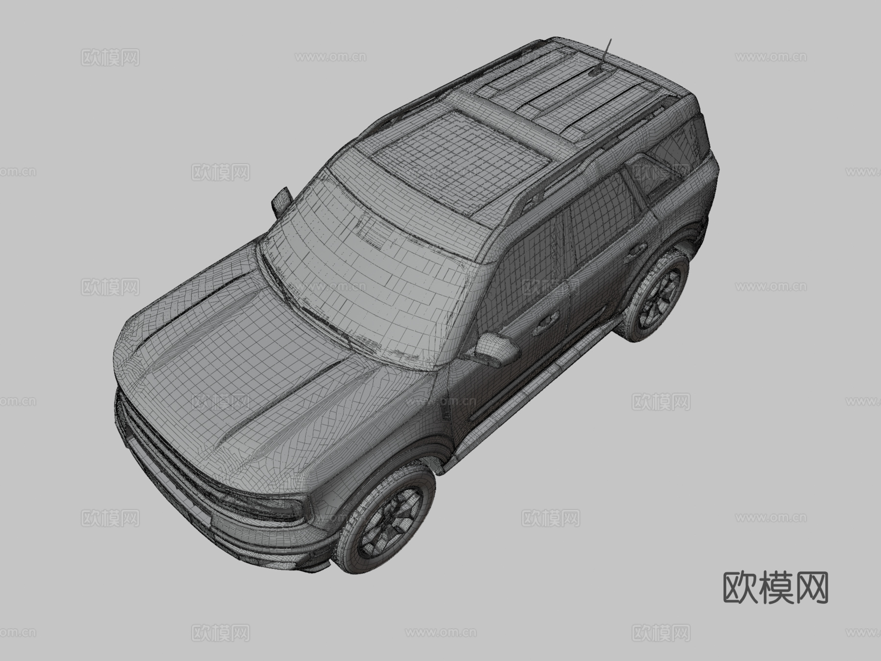 福特野马运动 汽车3d模型