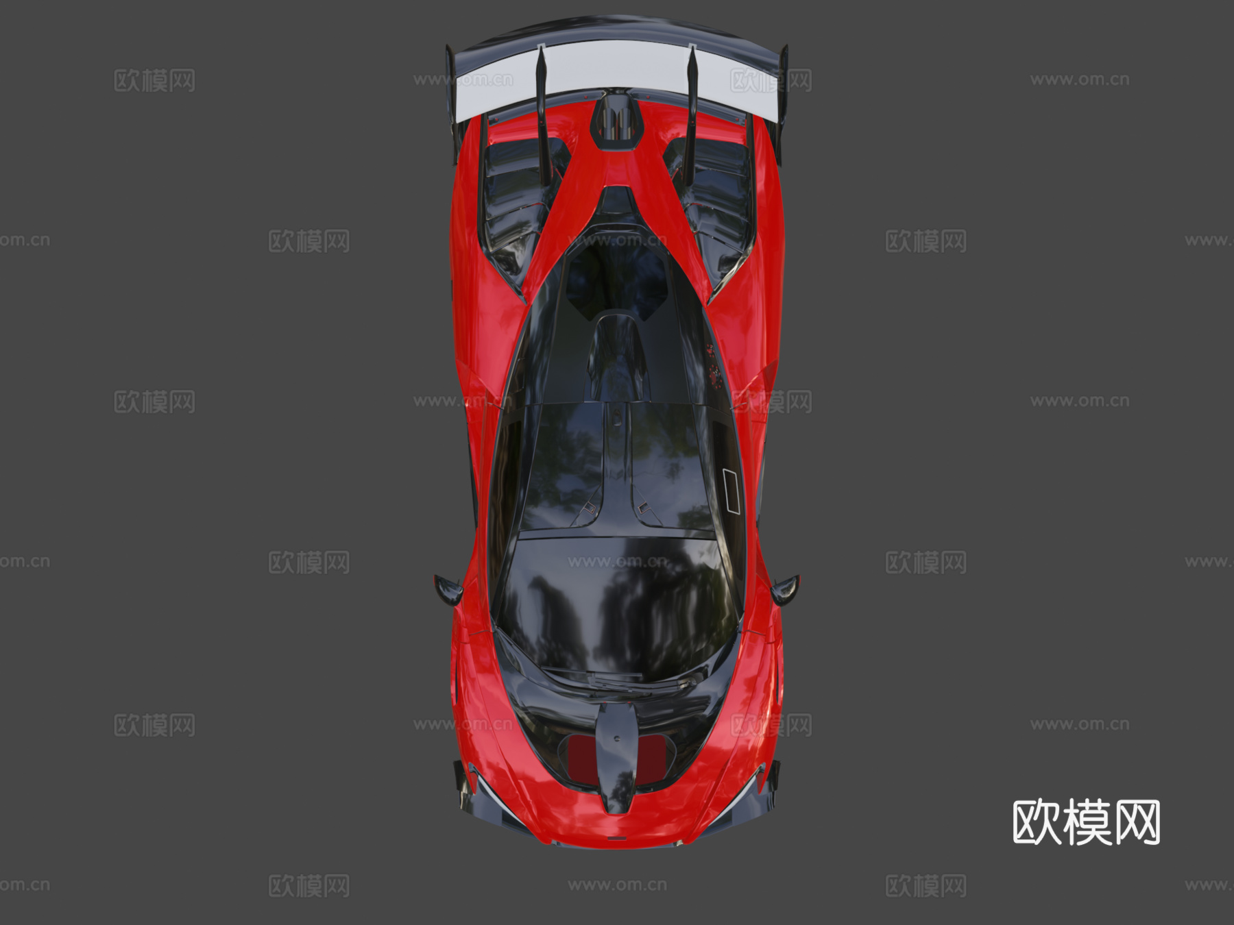 迈凯轮Senna GTR GP 汽车3d模型