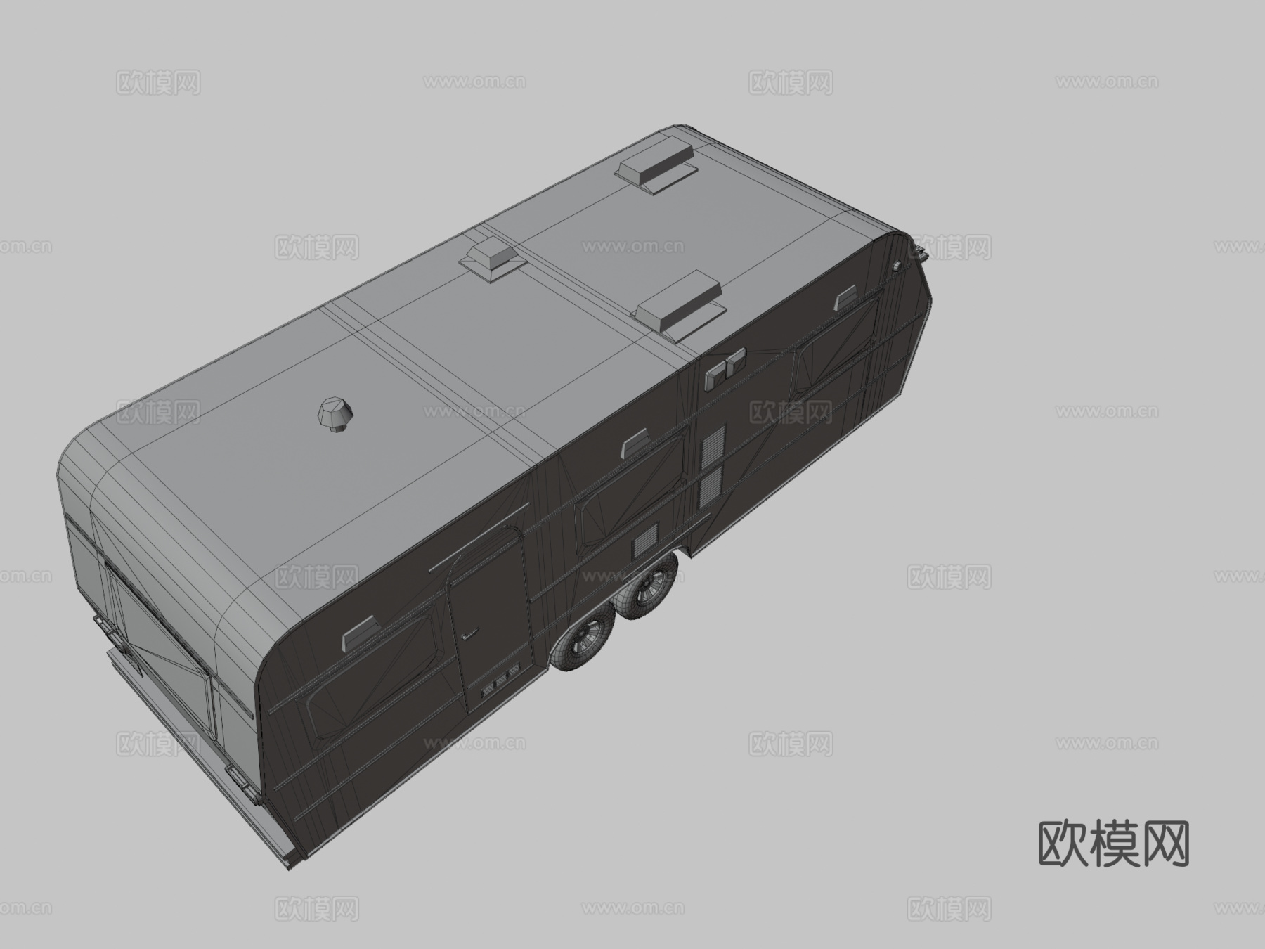 卡曼Guia Kc 640房车3d模型