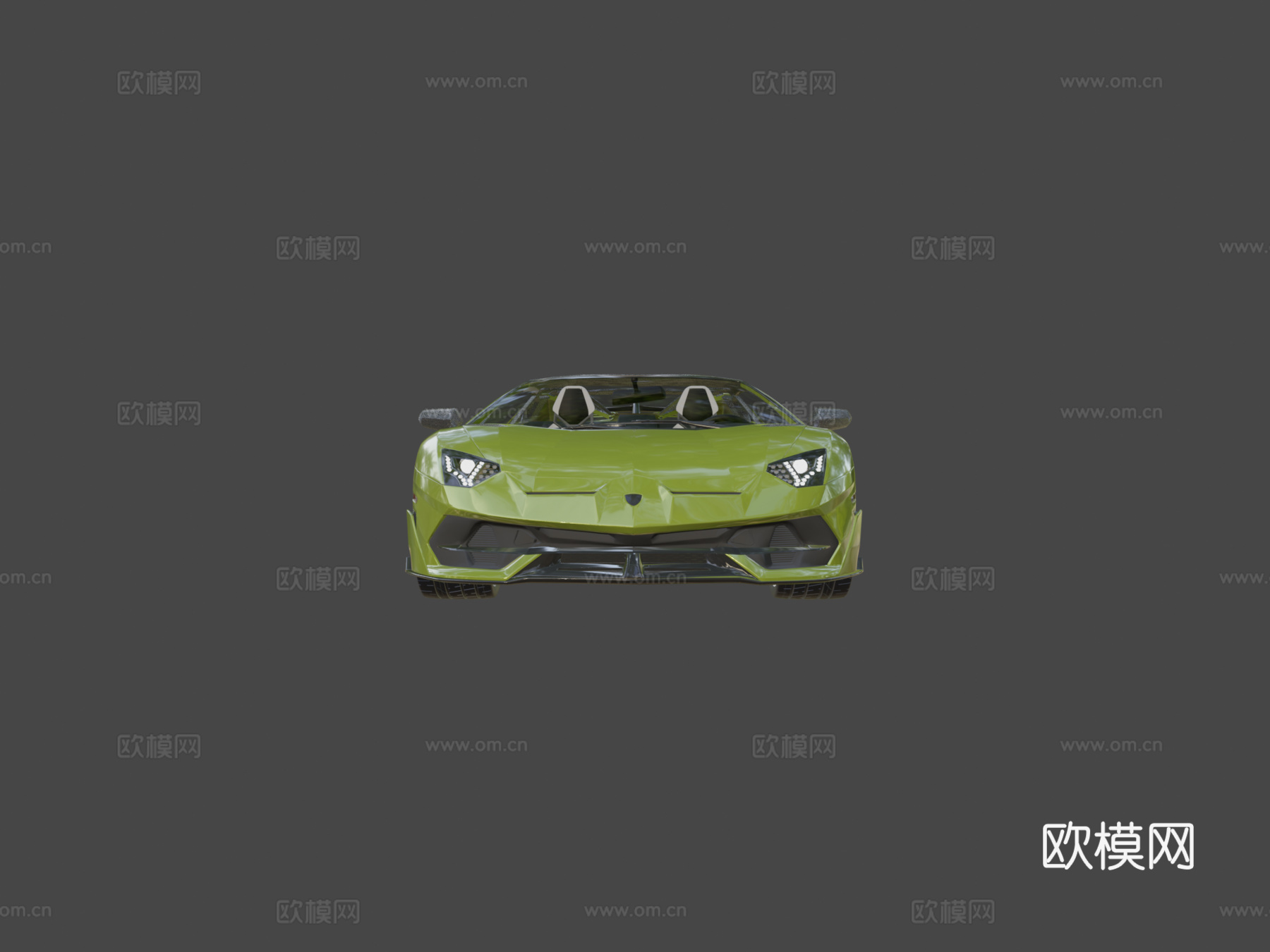 兰博基尼Aventador SVJ 跑车3d模型