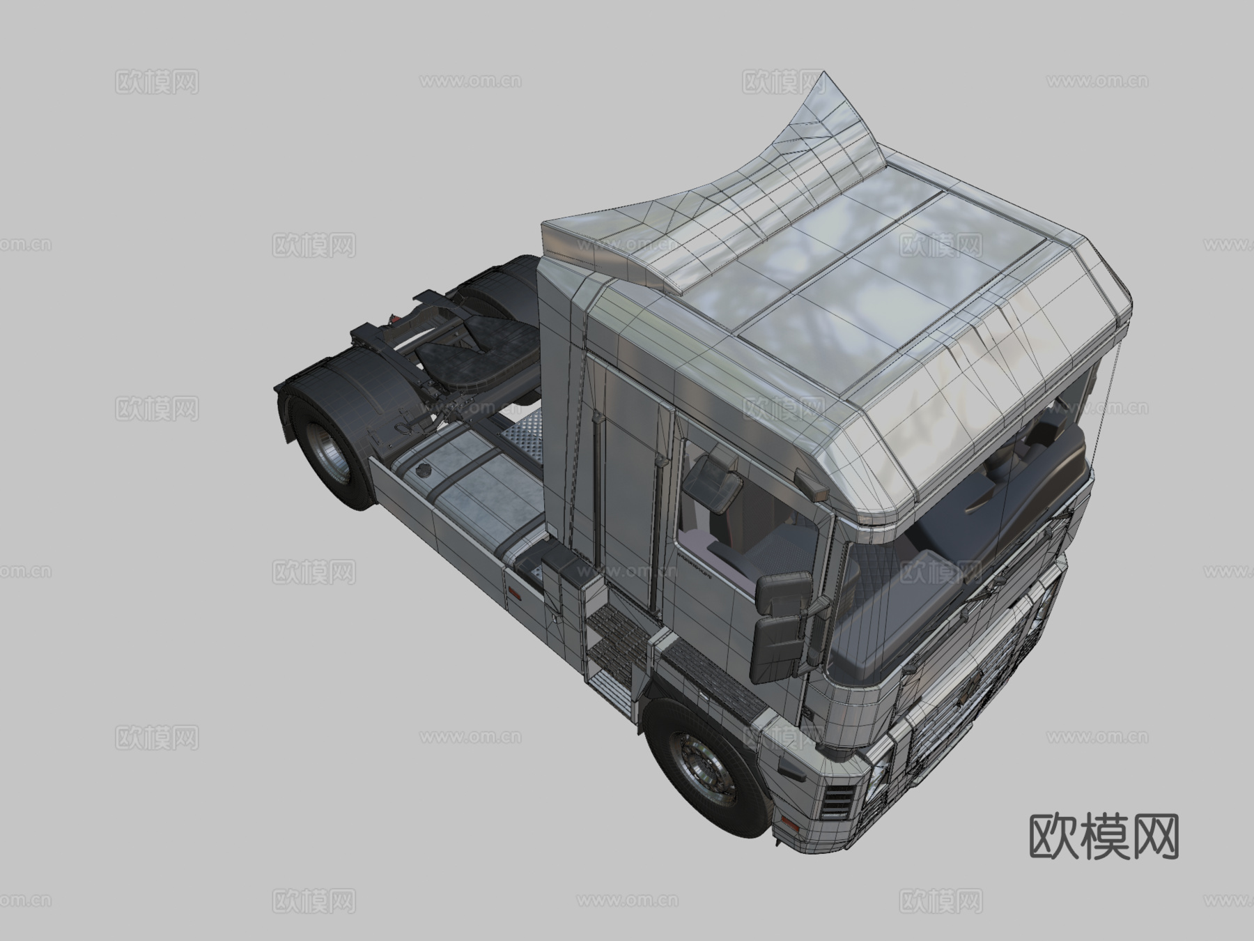 雷诺马格农卡车3d模型