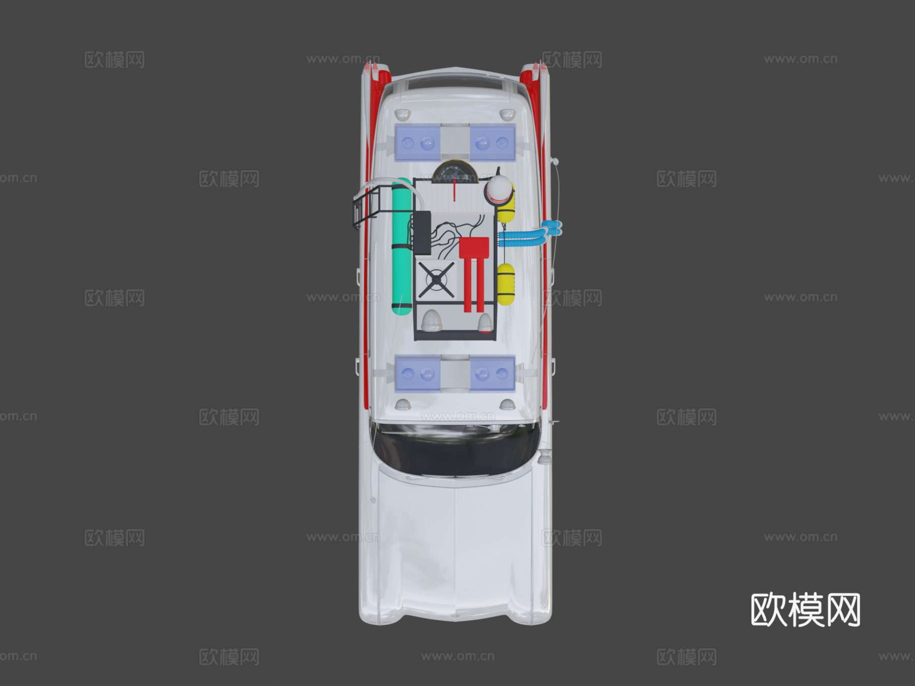 捉鬼敢死队ECTO-1 1959 汽车3d模型