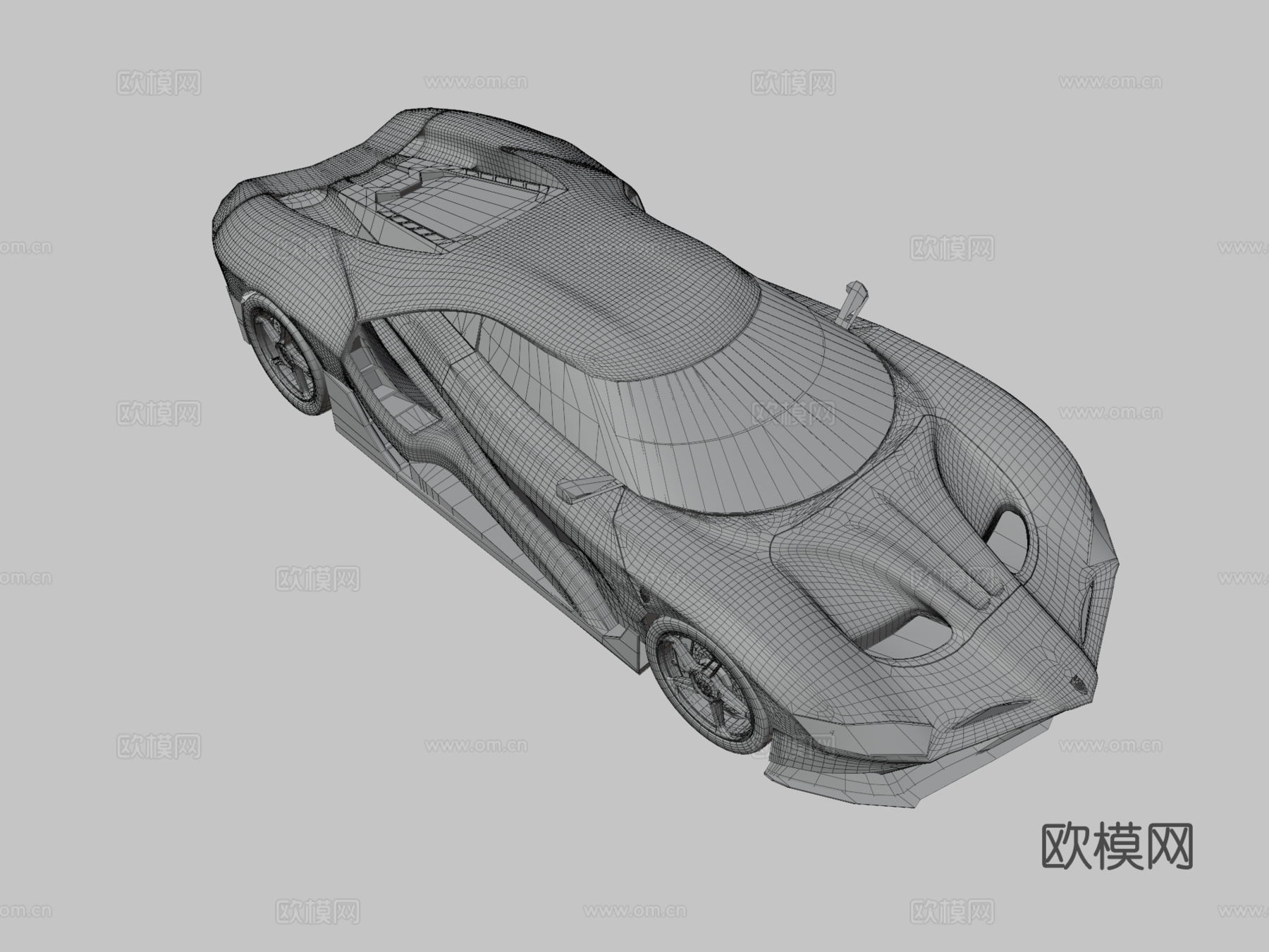 Spada F6豪车su模型