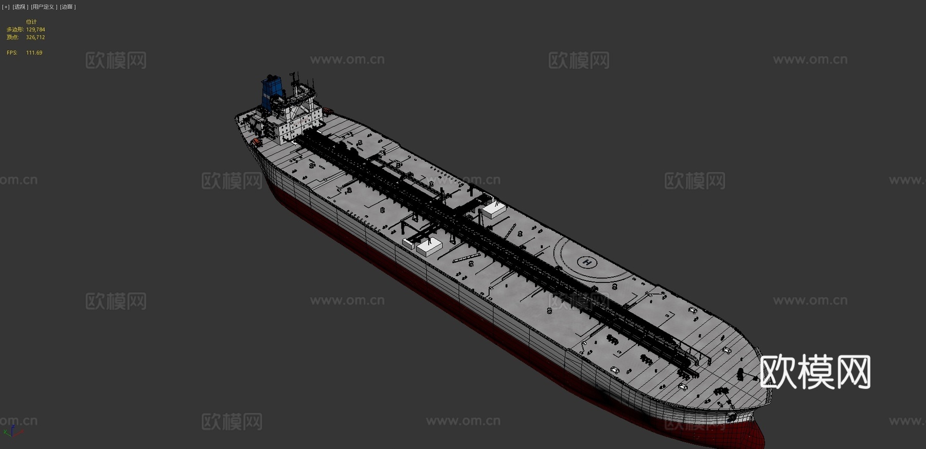 超级油轮3d模型