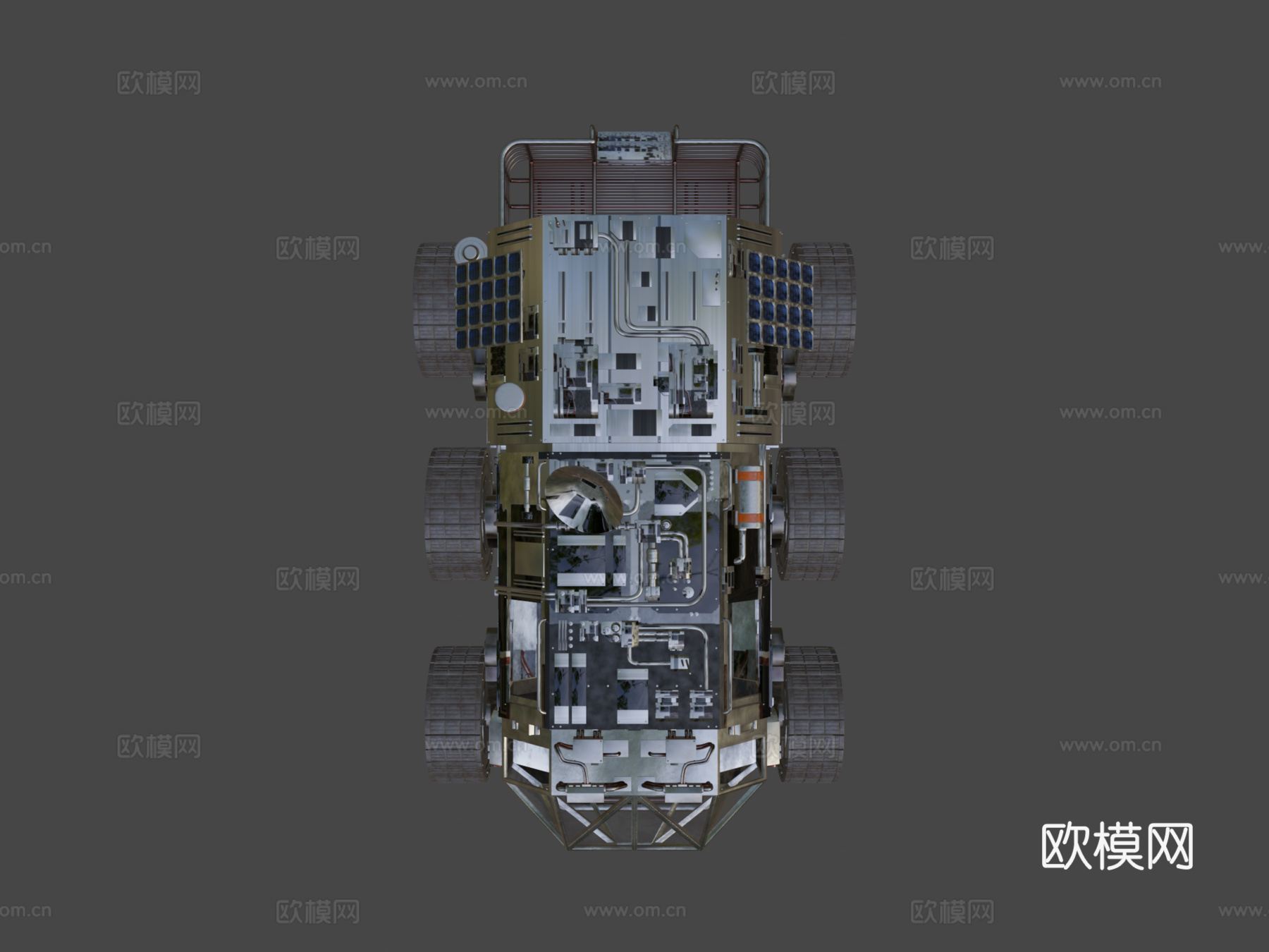 火星漫游车3d模型