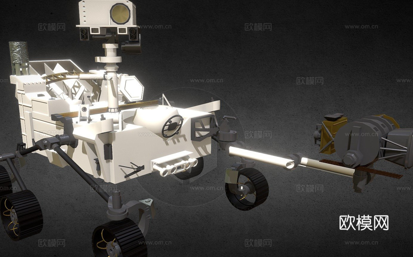 NASA漫游车 未来车 科幻车3d模型