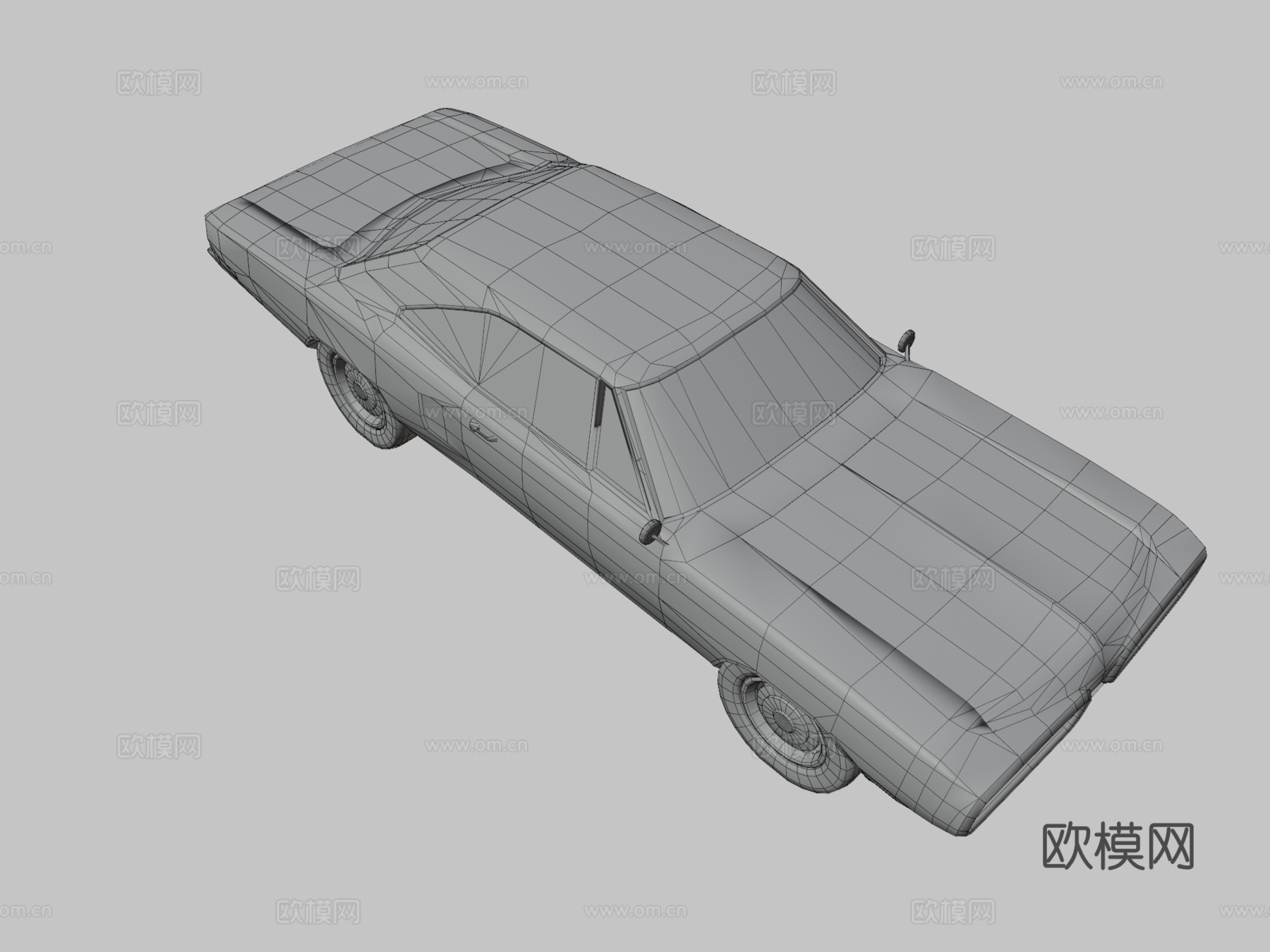 道奇皇冠汽车 轿车3d模型