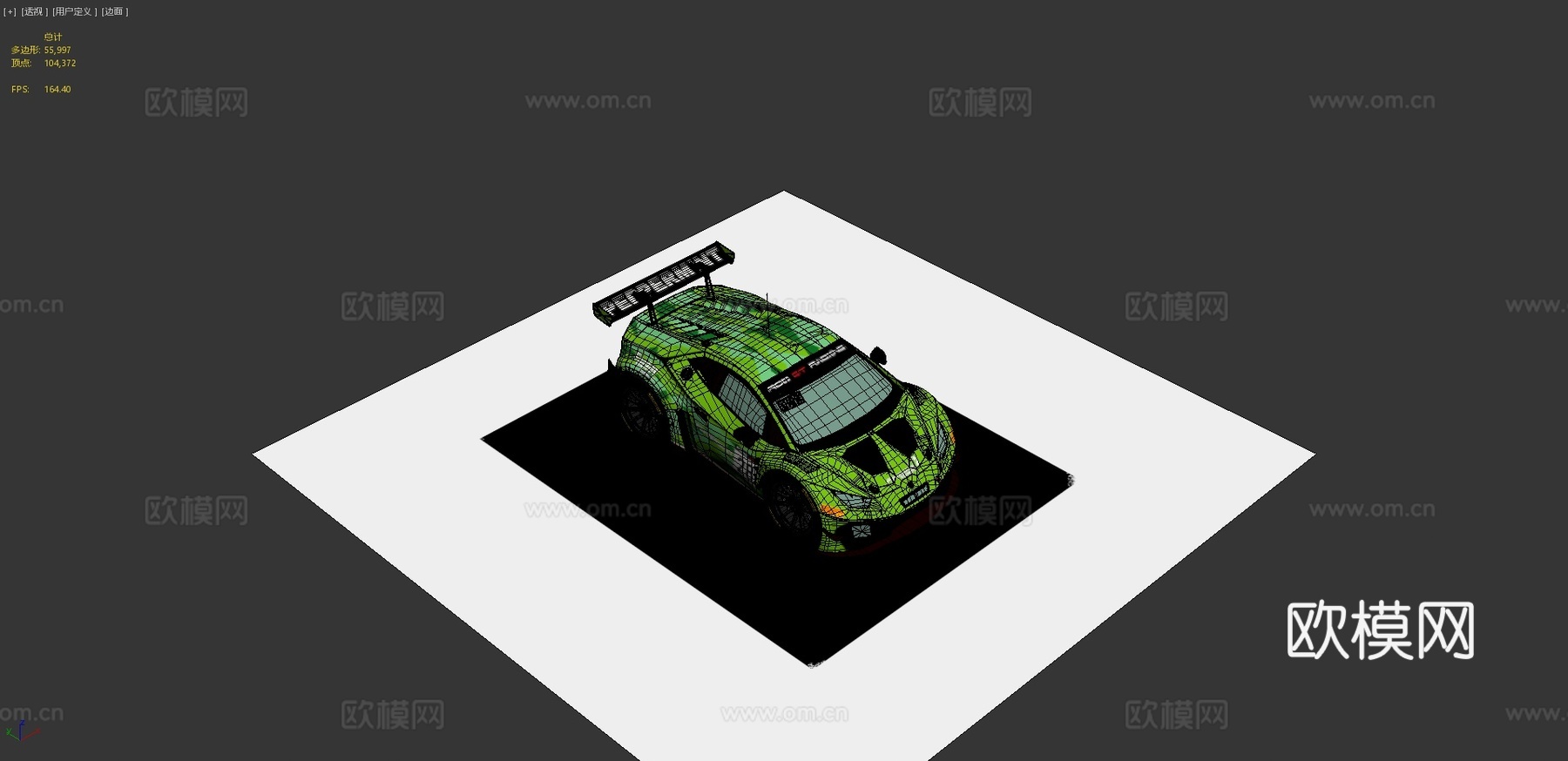 兰佐V10赛车3d模型