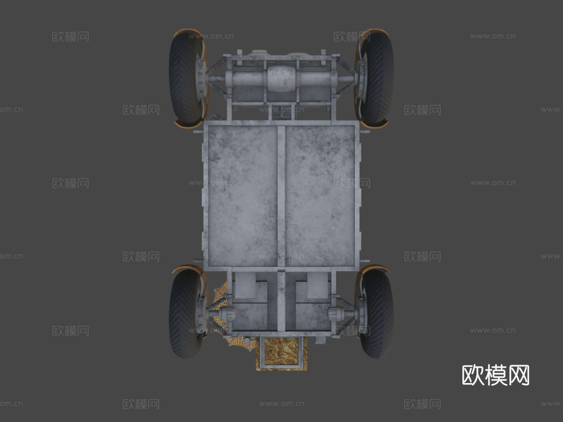 阿波罗月球车 探测车3d模型