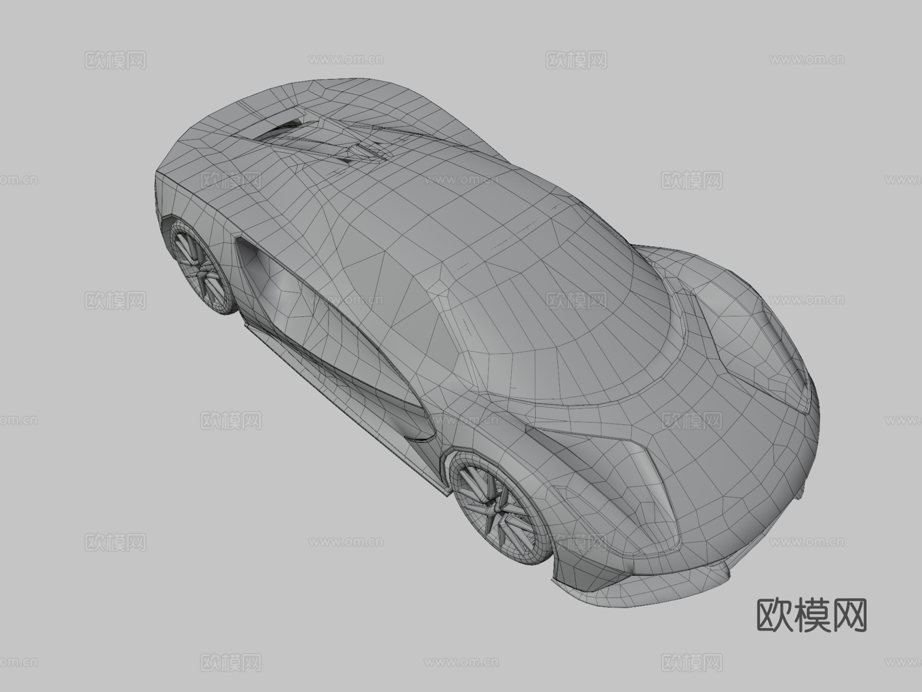 莲花Evija 2020 跑车3d模型