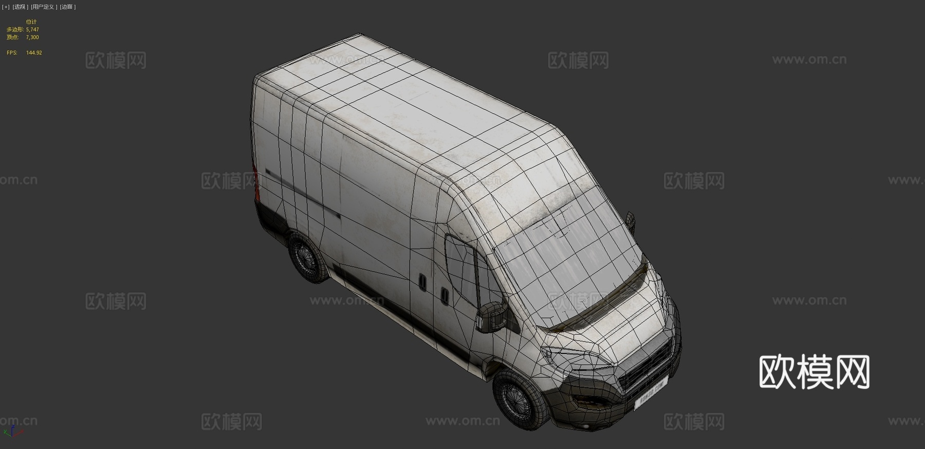 菲亚特Ducato货车3d模型