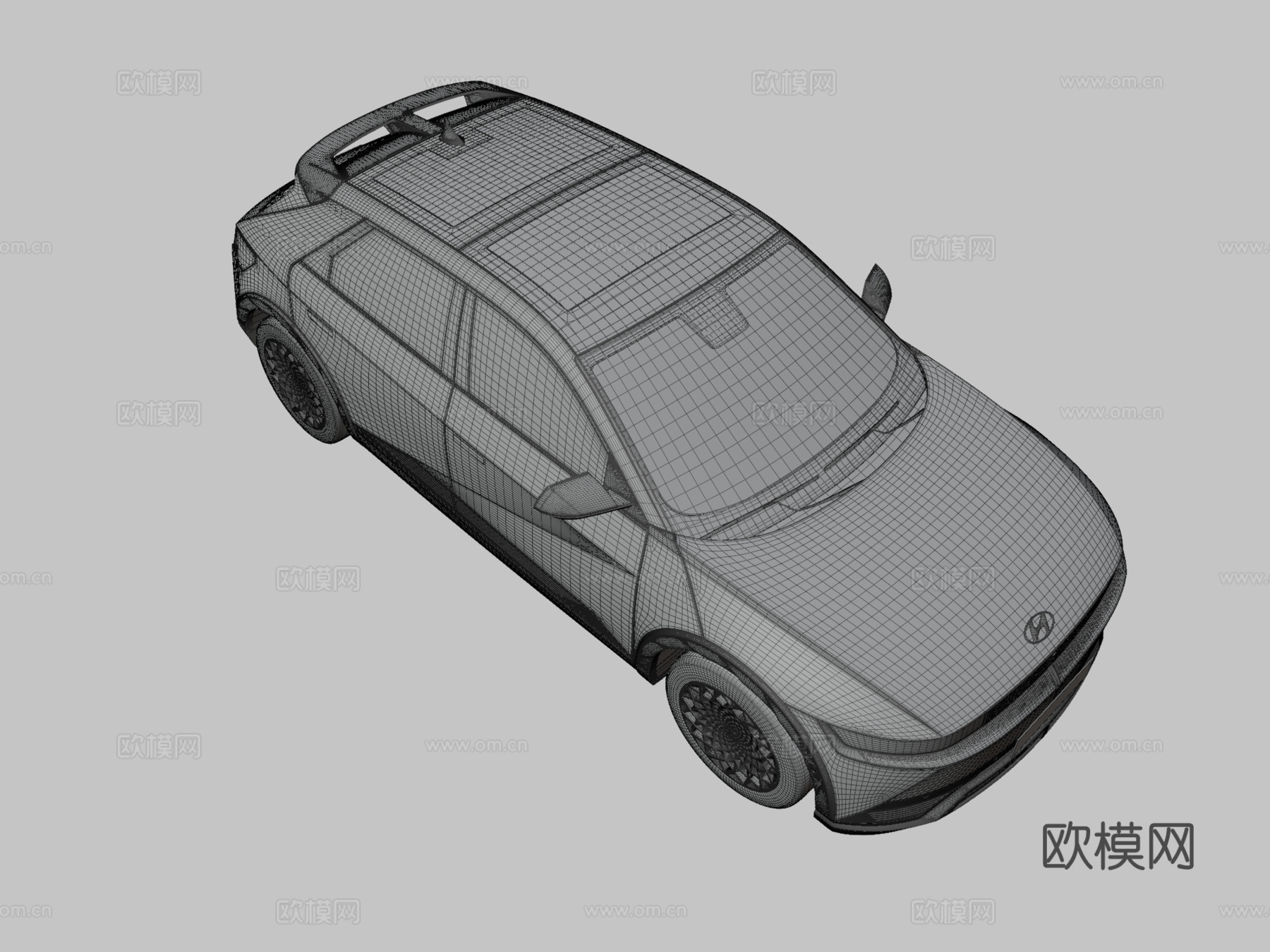 现代Ioniq 5 2022汽车3d模型