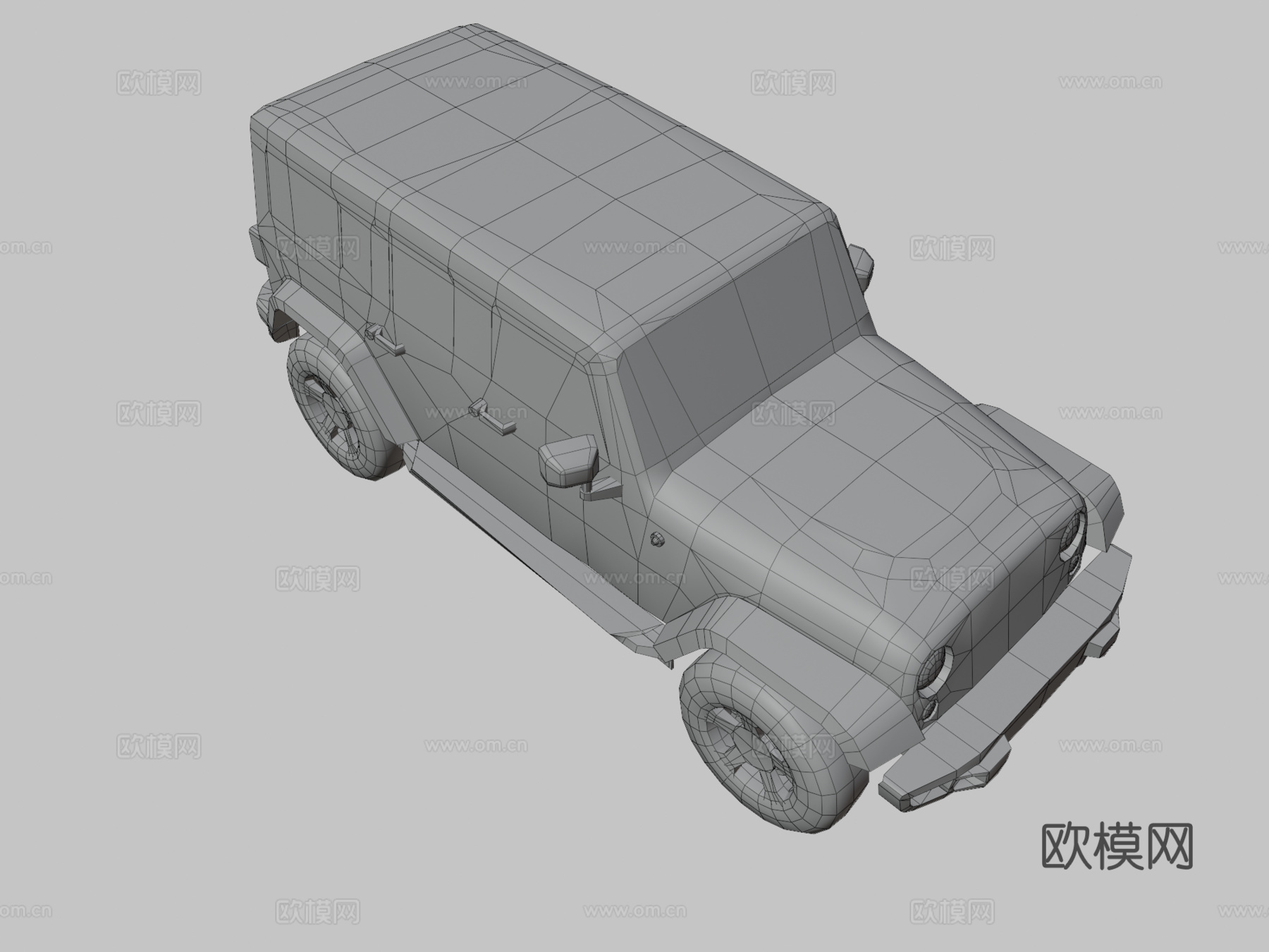 牧马人卢比肯 JK 2017 汽车 吉普3d模型