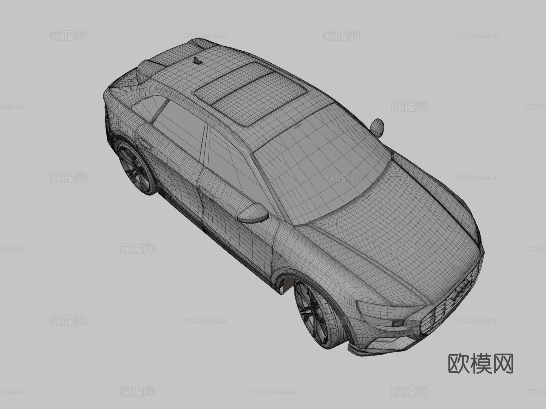 奥迪RS Q8 汽车3d模型