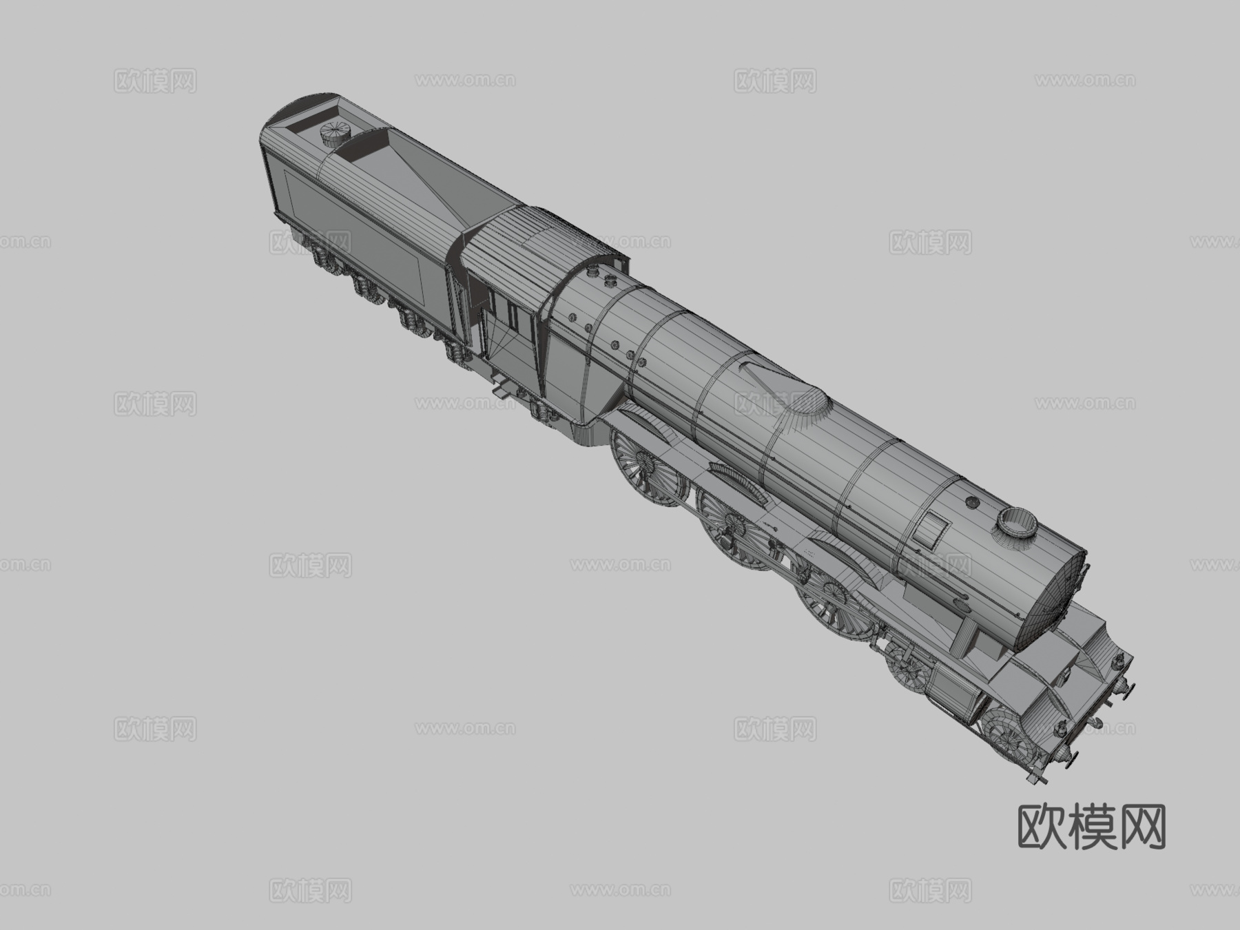 雷诺Caravella 火车 铁轨 动车3d模型