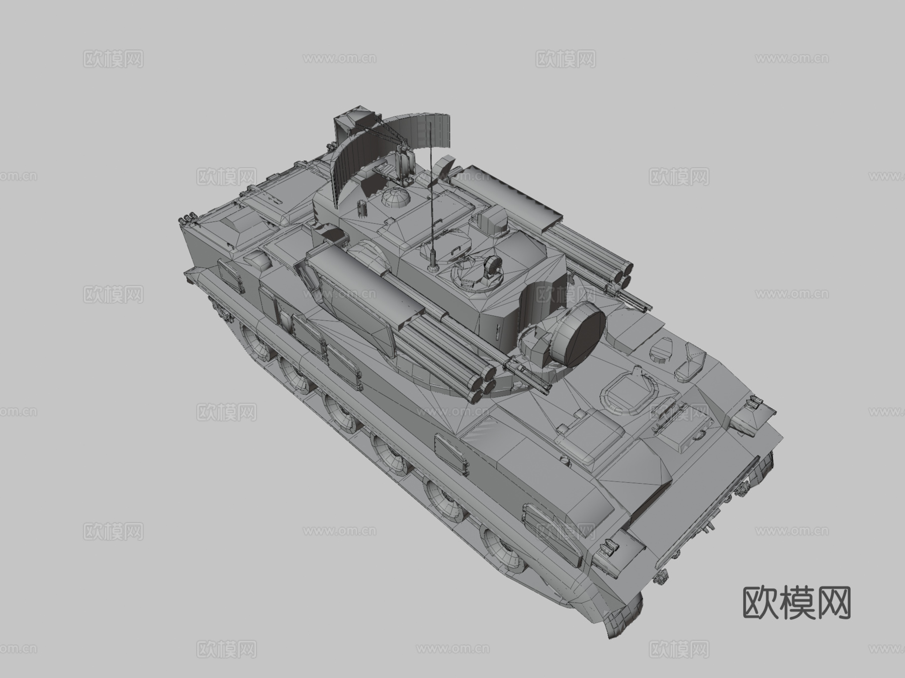 现代SAM 俄罗斯坦克3d模型