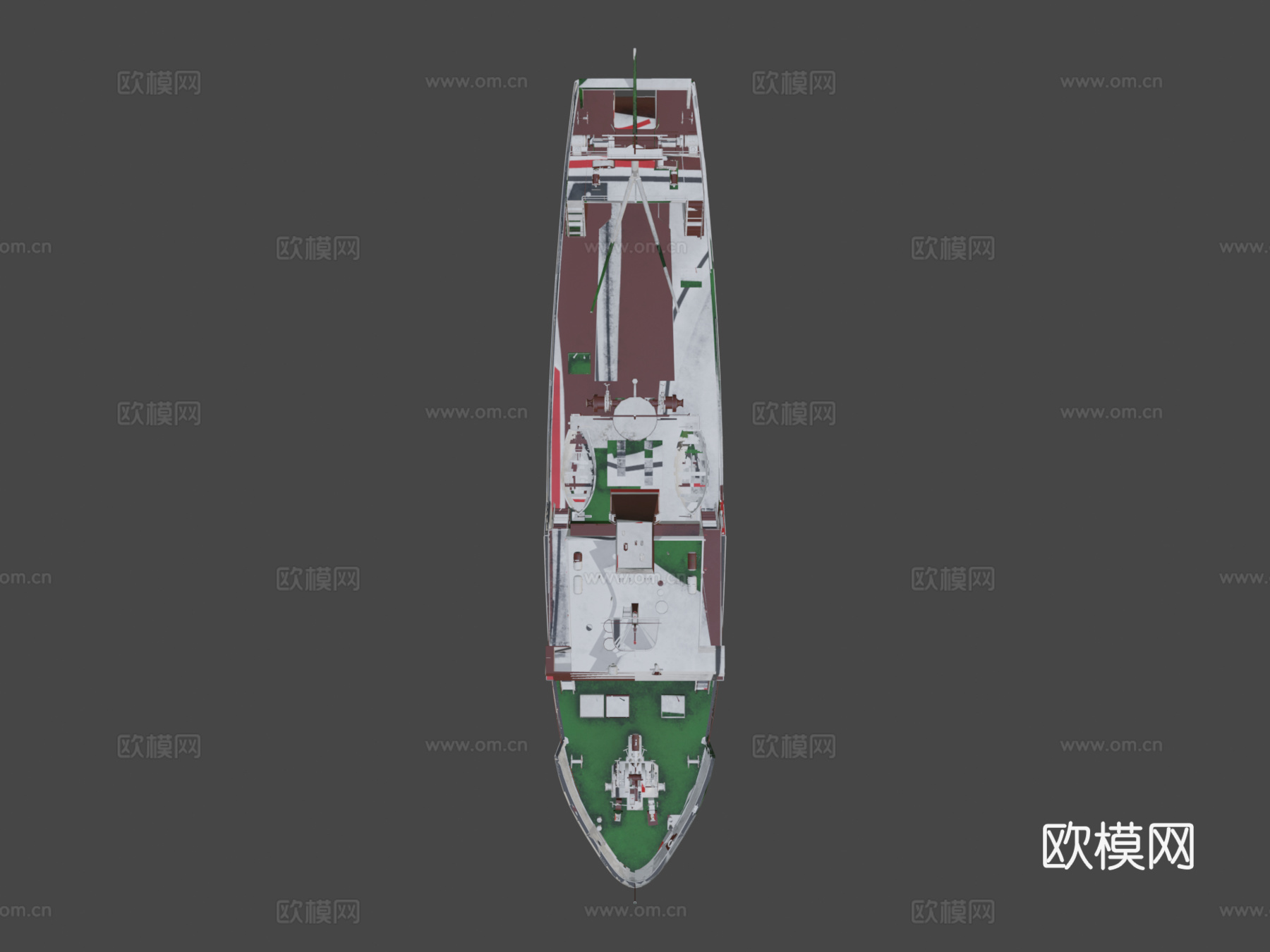渔船 轮船 船只3d模型
