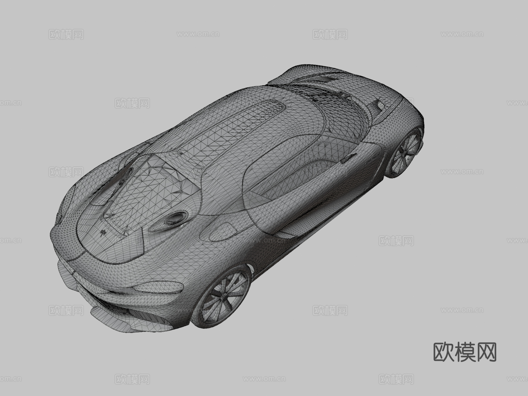 Gemera 超级跑车3d模型