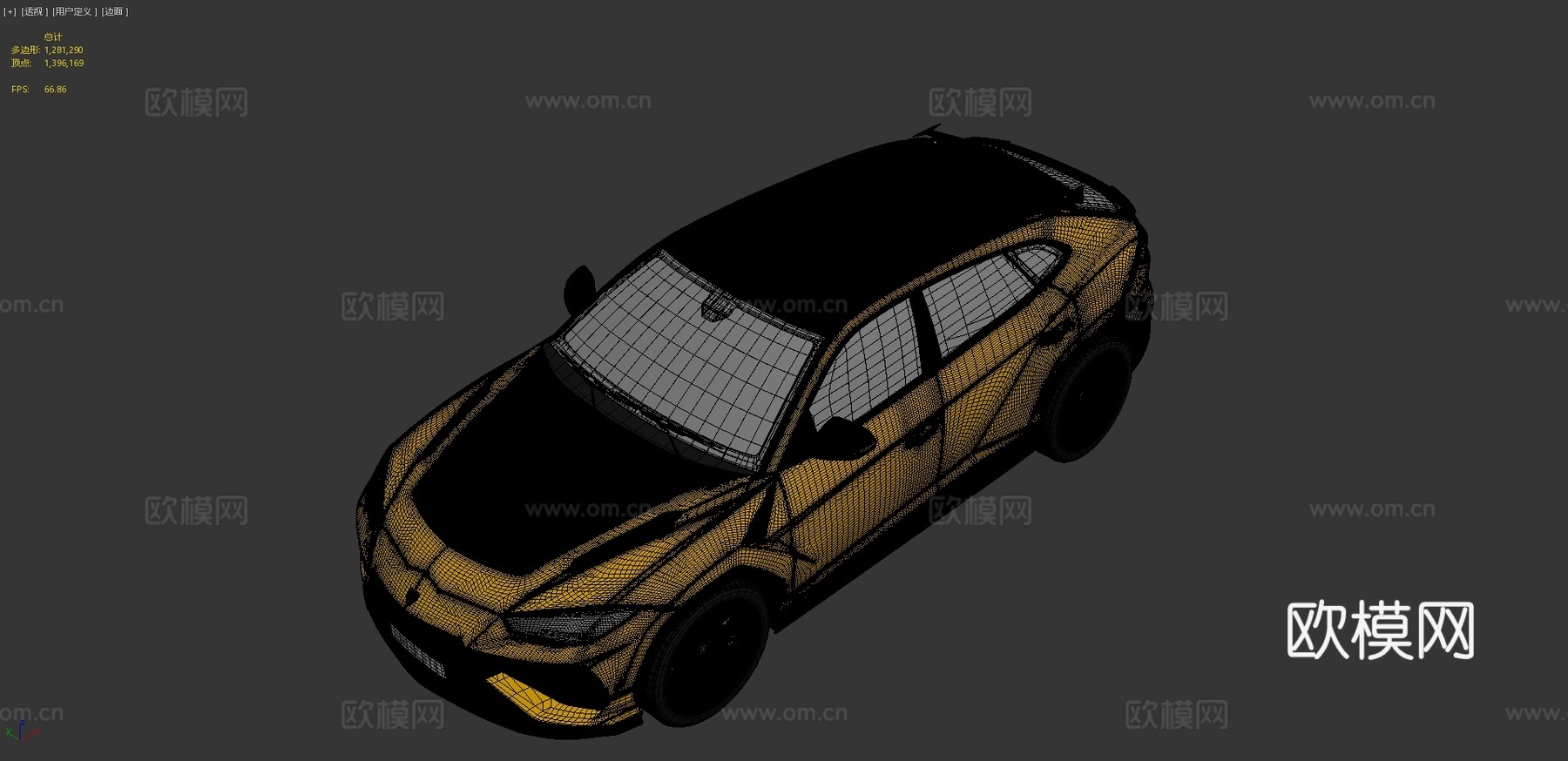 兰博基尼 汽车3d模型