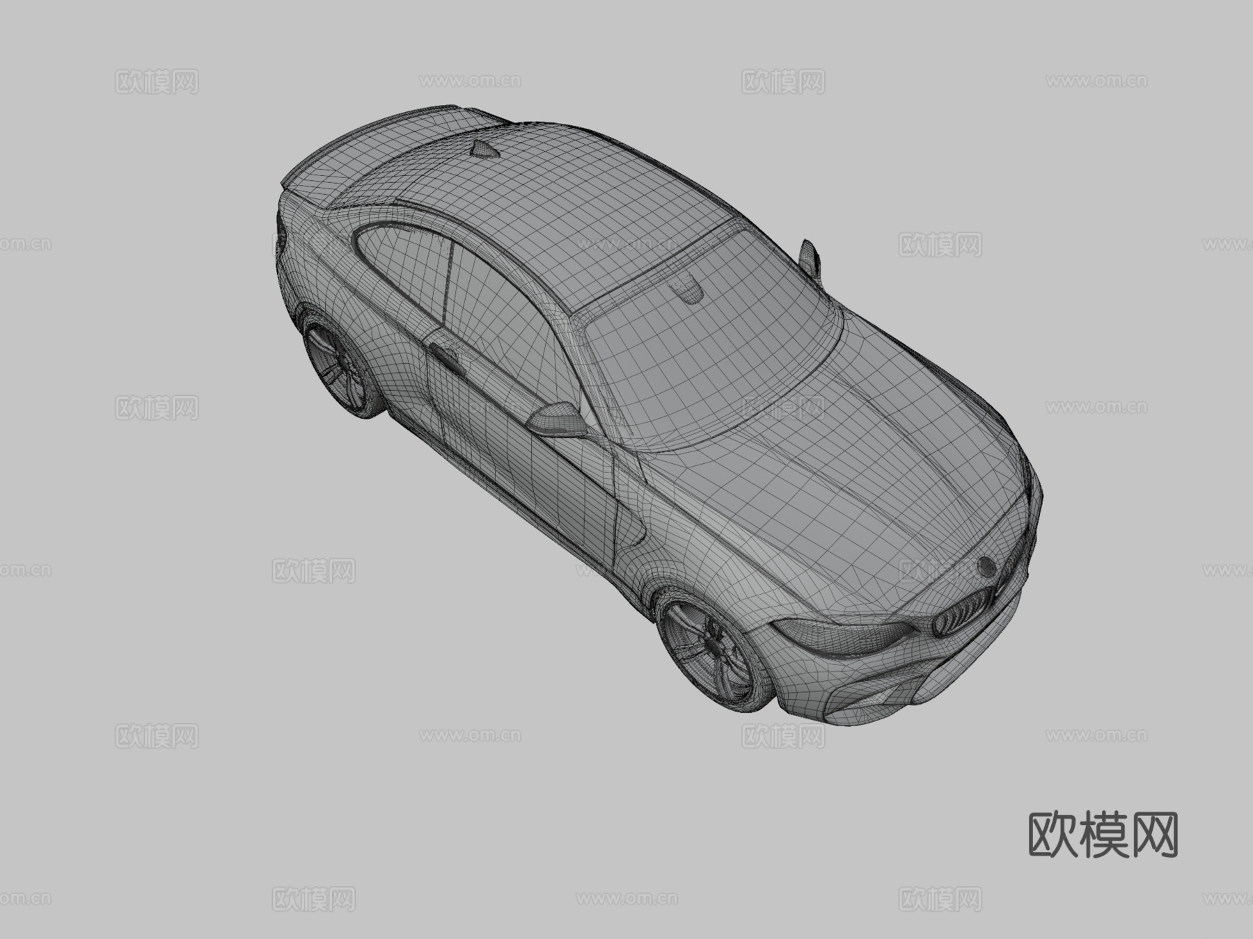 宝马M2 汽车3d模型