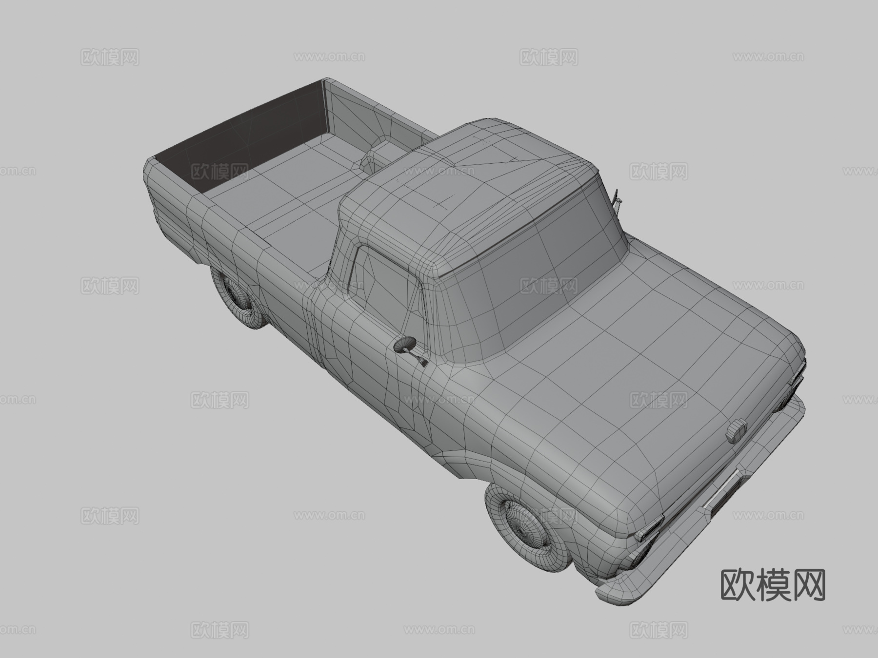 福特汽车 皮卡3d模型