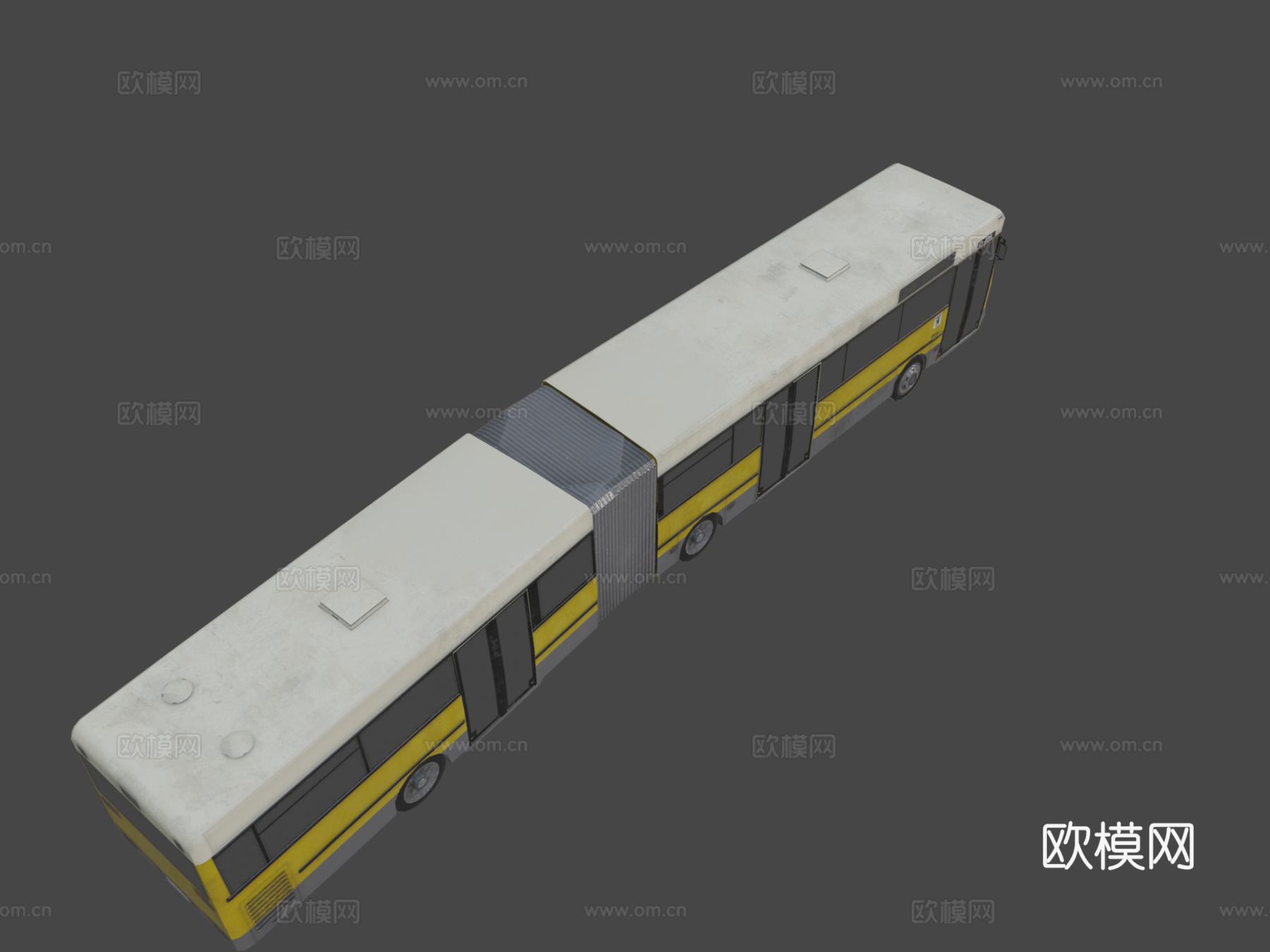 奔驰O 405 G巴士 公交车3d模型