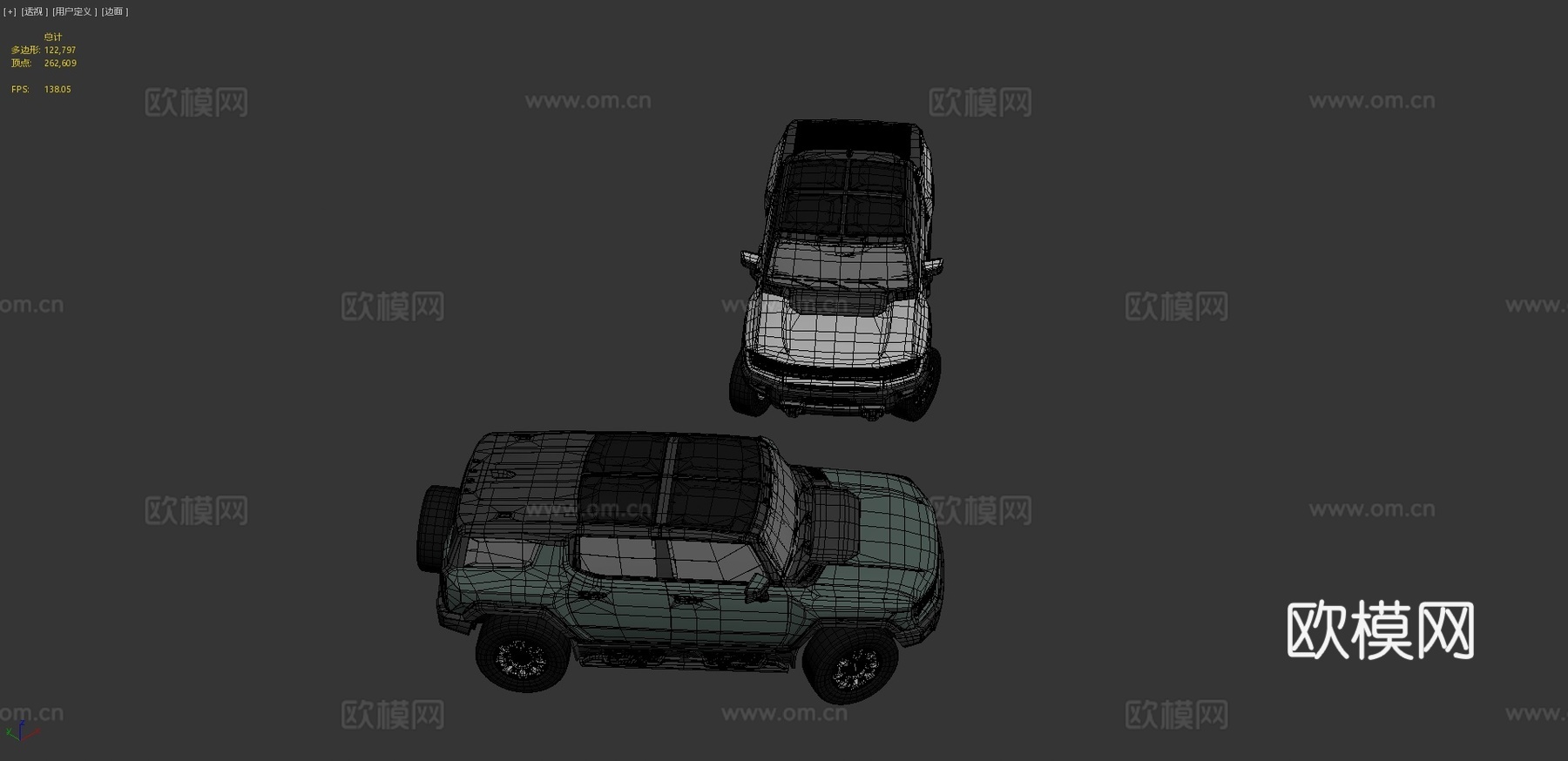 悍马EV电动SUV 皮卡2022 汽车3d模型