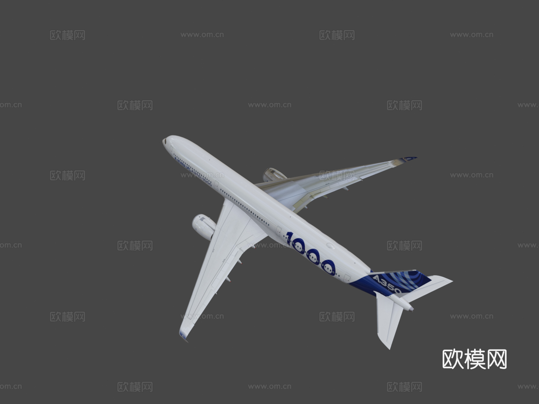 空中客机 飞机A350-10003d模型